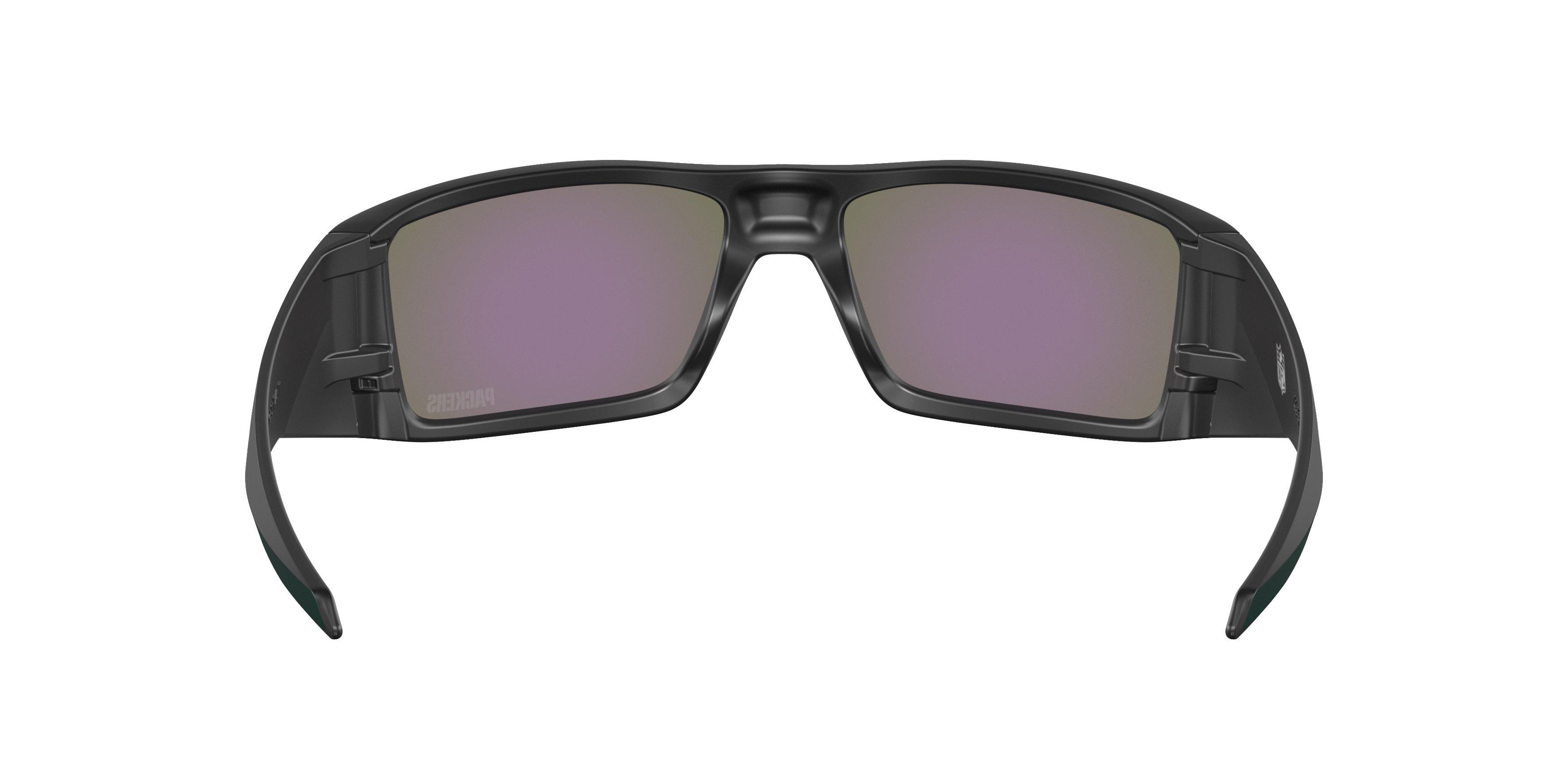 Oakley Heliostat Prizm Jade Sunglasses - Matte Black - BLACK/GREEN Thumbnail View 3