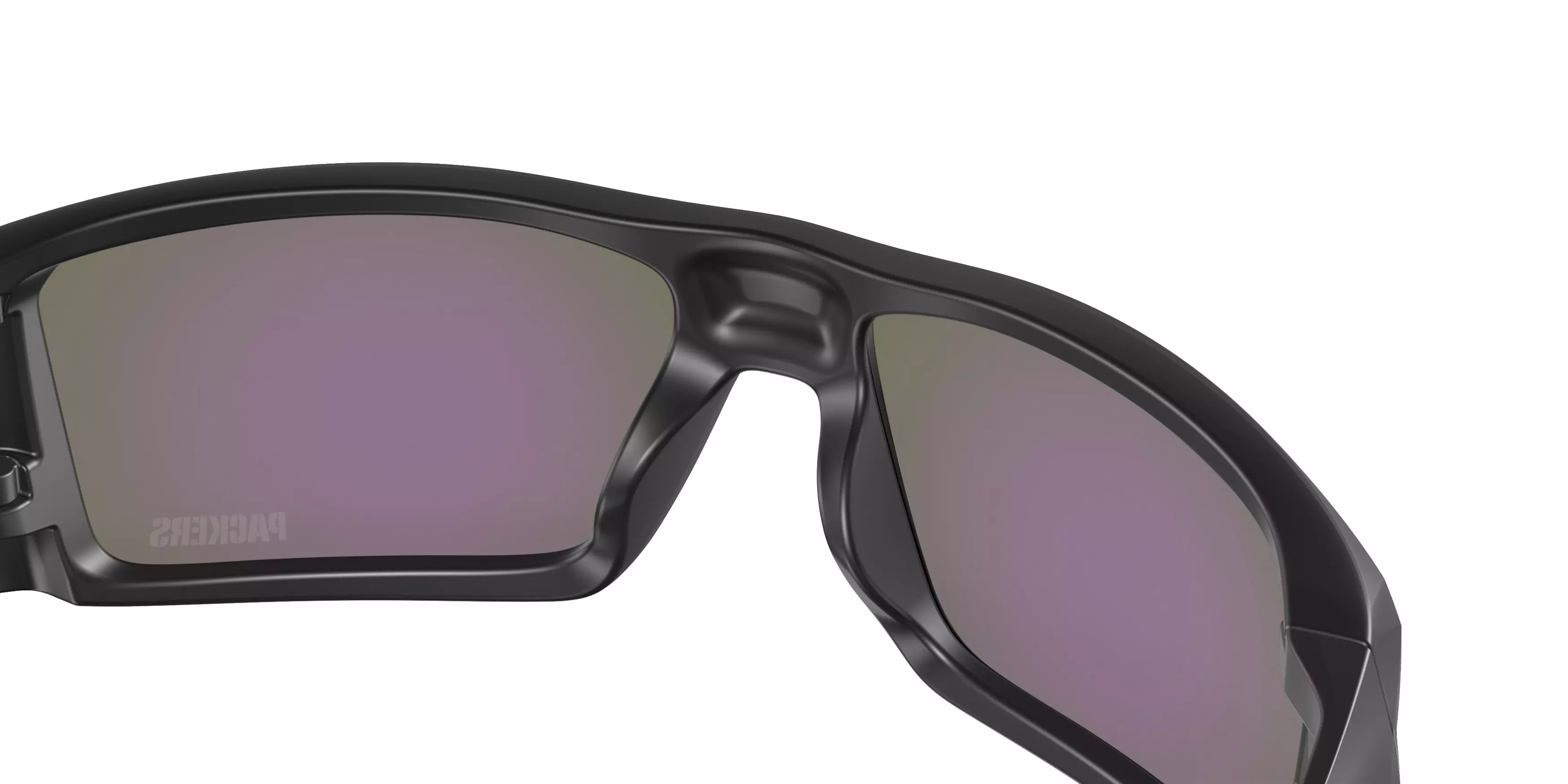 Oakley Heliostat Prizm Jade Sunglasses - Matte Black - BLACK/GREEN