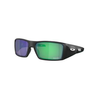 Oakley Heliostat Prizm Jade Sunglasses - Matte Black