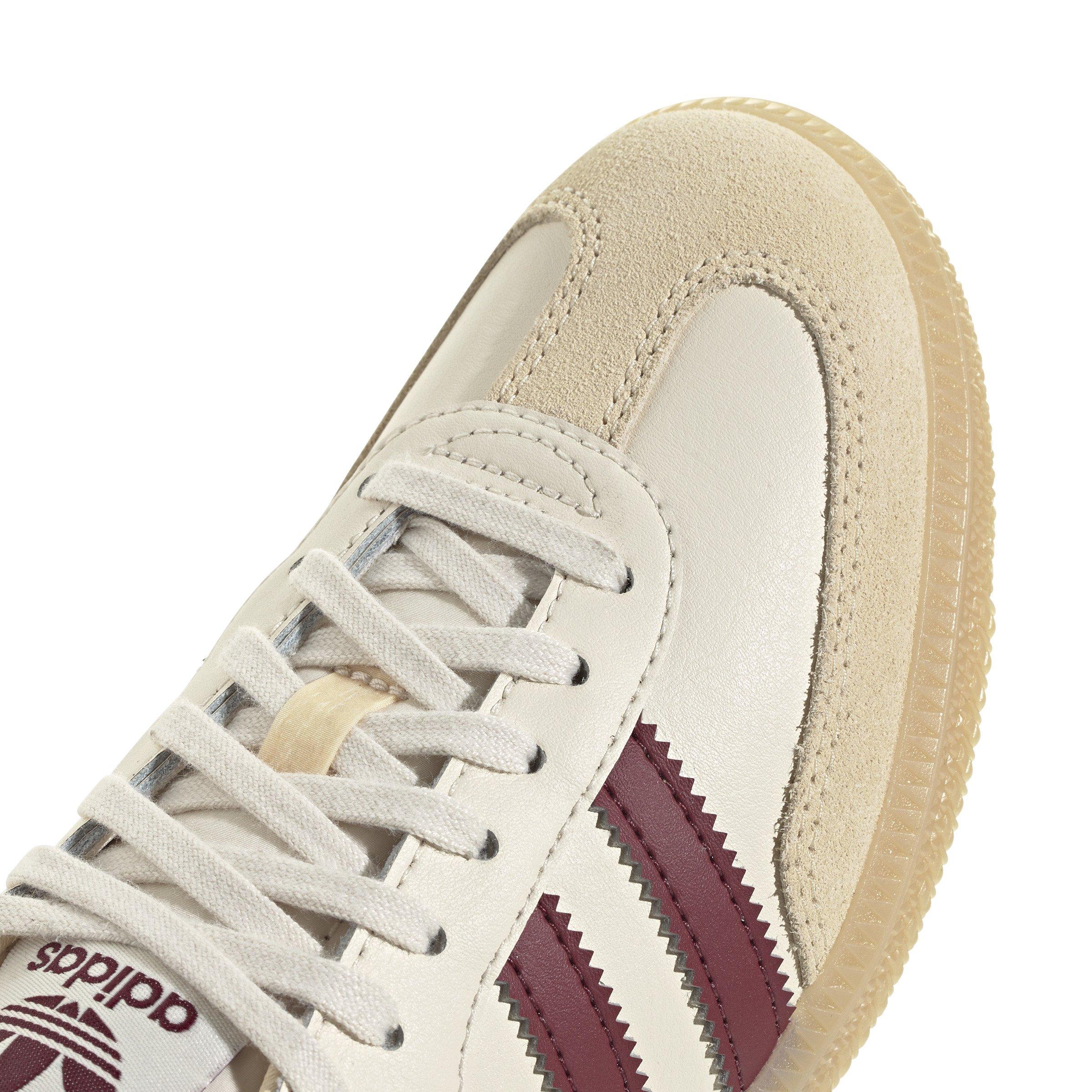 adidas Originals Samba OG "Wonder White/Shadow Red/Gum 3" Grade School Boys' Shoe - WHITE/RED/GUM Thumbnail View 8