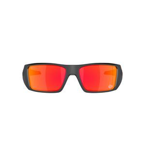 Oakley Heliostat Prizm Ruby Sunglasses - Matte Black