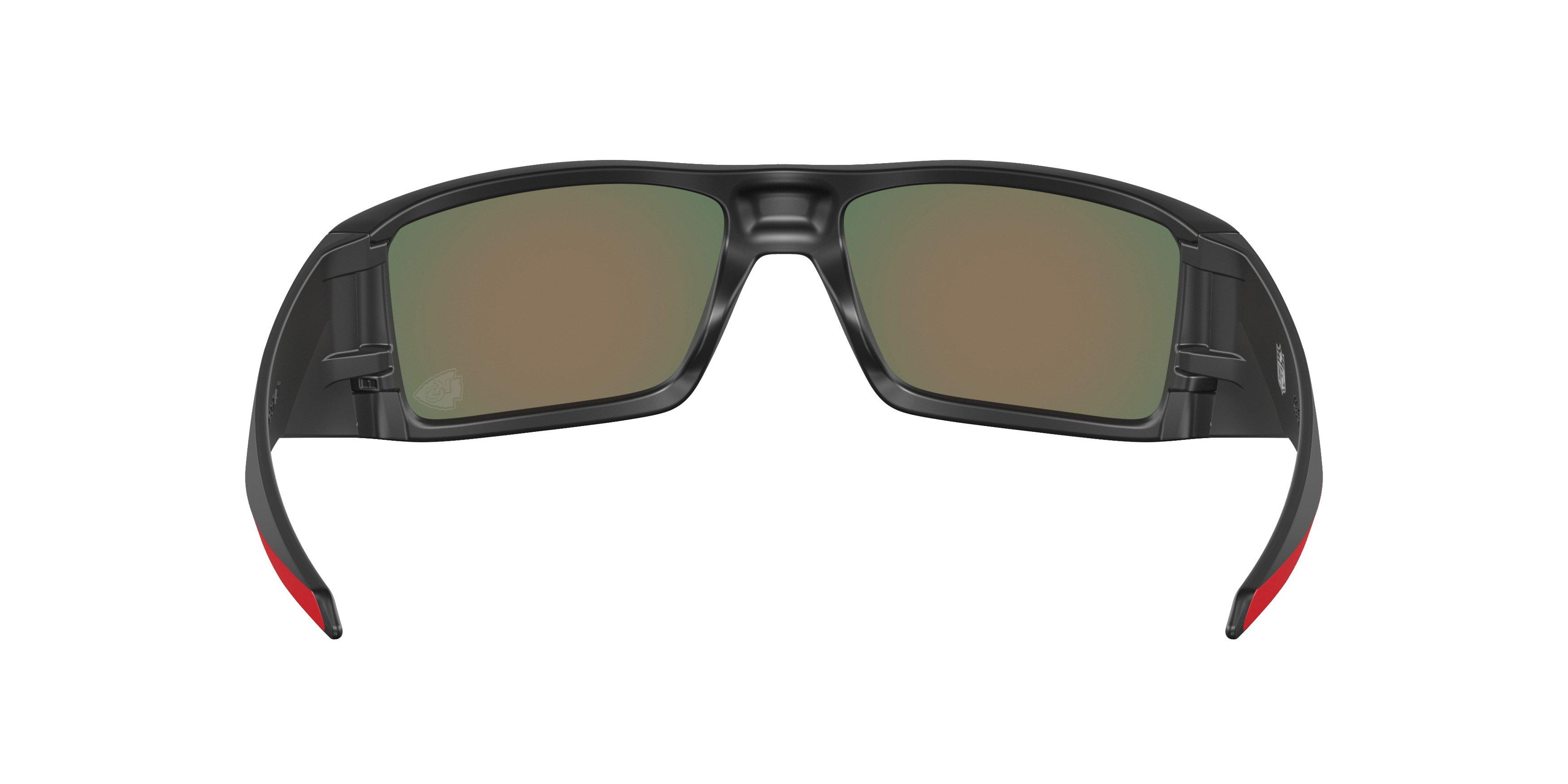 Oakley Heliostat Prizm Ruby Sunglasses - Matte Black - BLACK/RED Thumbnail View 3