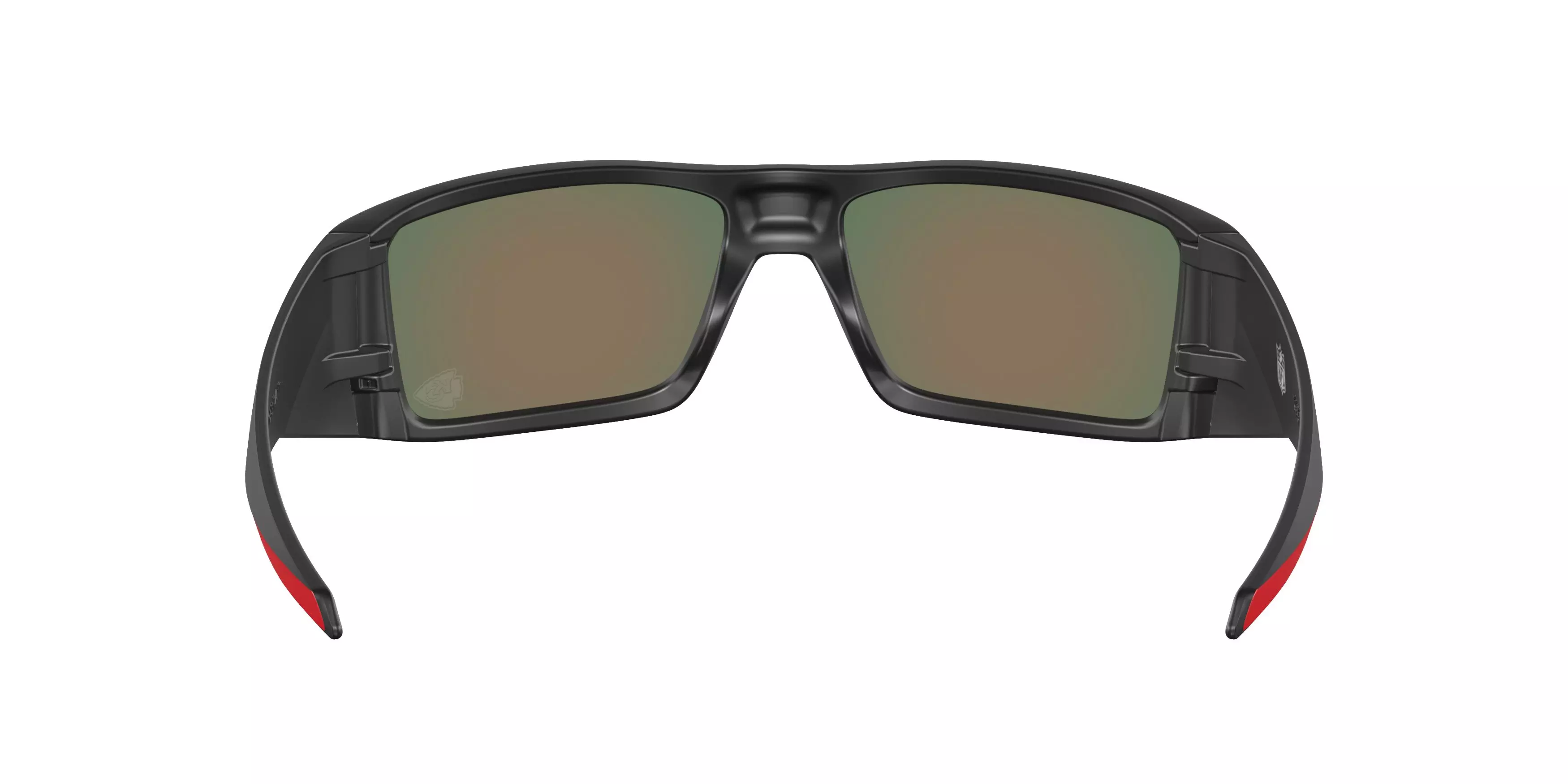 Oakley Heliostat Prizm Ruby Sunglasses - Matte Black - BLACK/RED