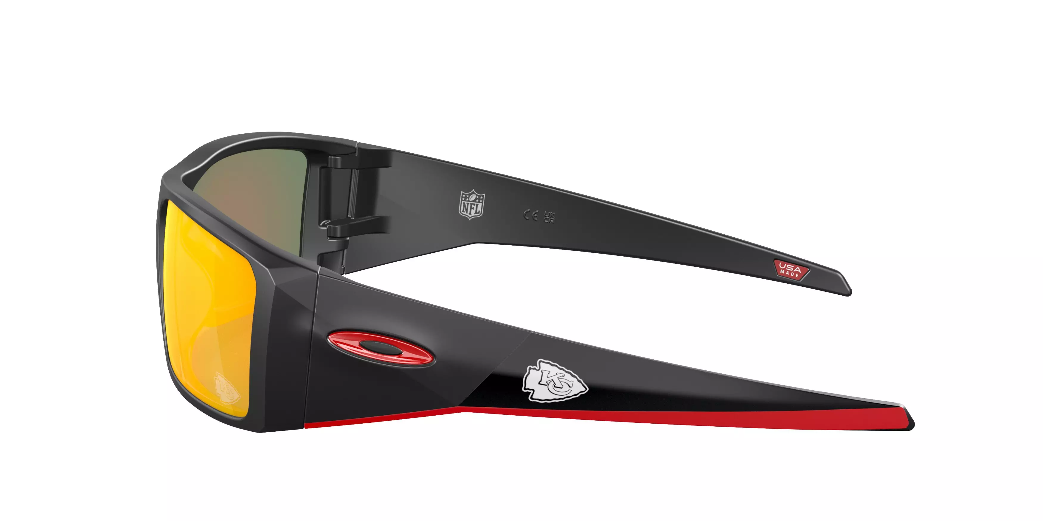Oakley Heliostat Prizm Ruby Sunglasses - Matte Black - BLACK/RED