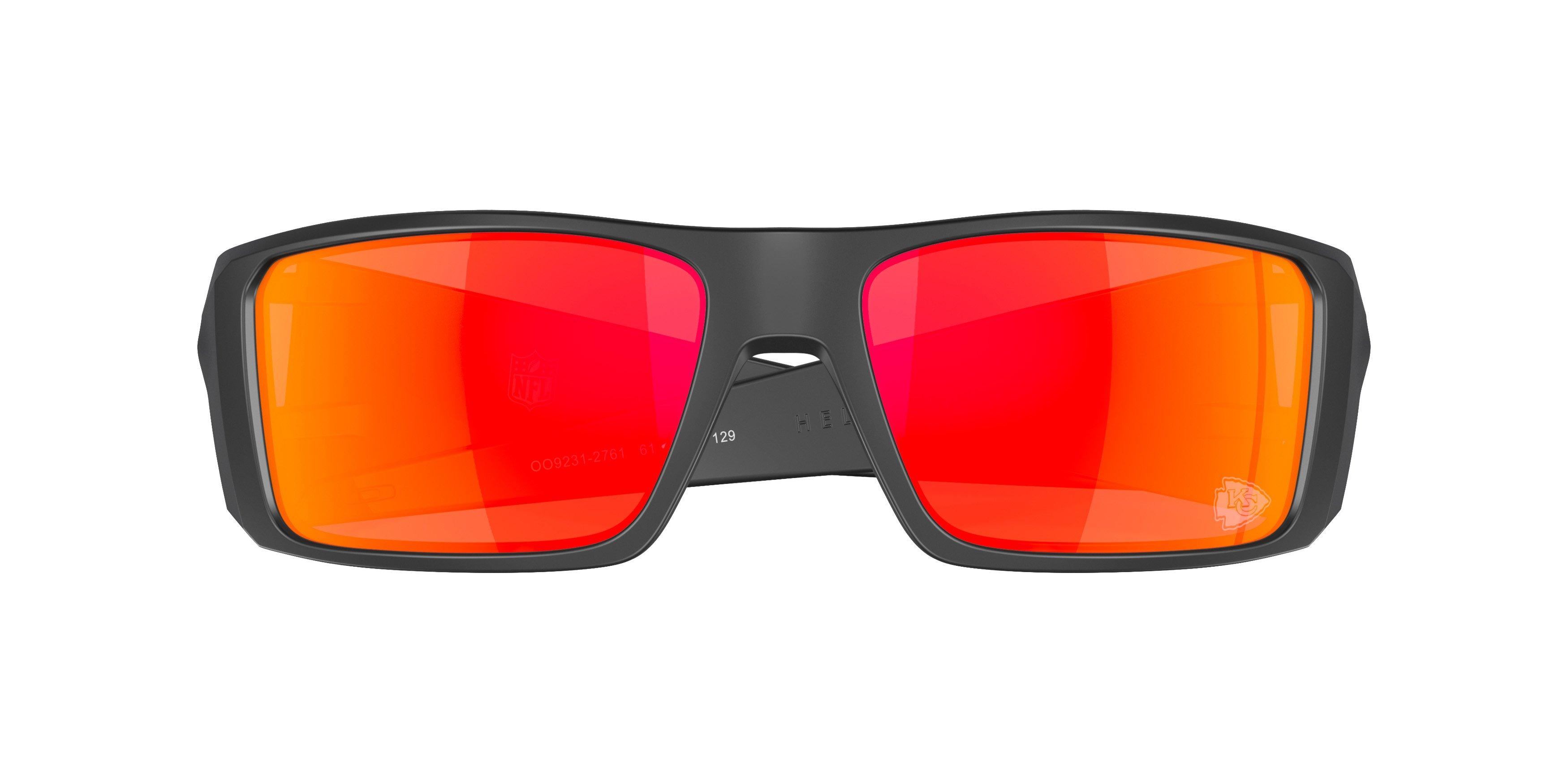 Oakley Heliostat Prizm Ruby Sunglasses - Matte Black - BLACK/RED Thumbnail View 8