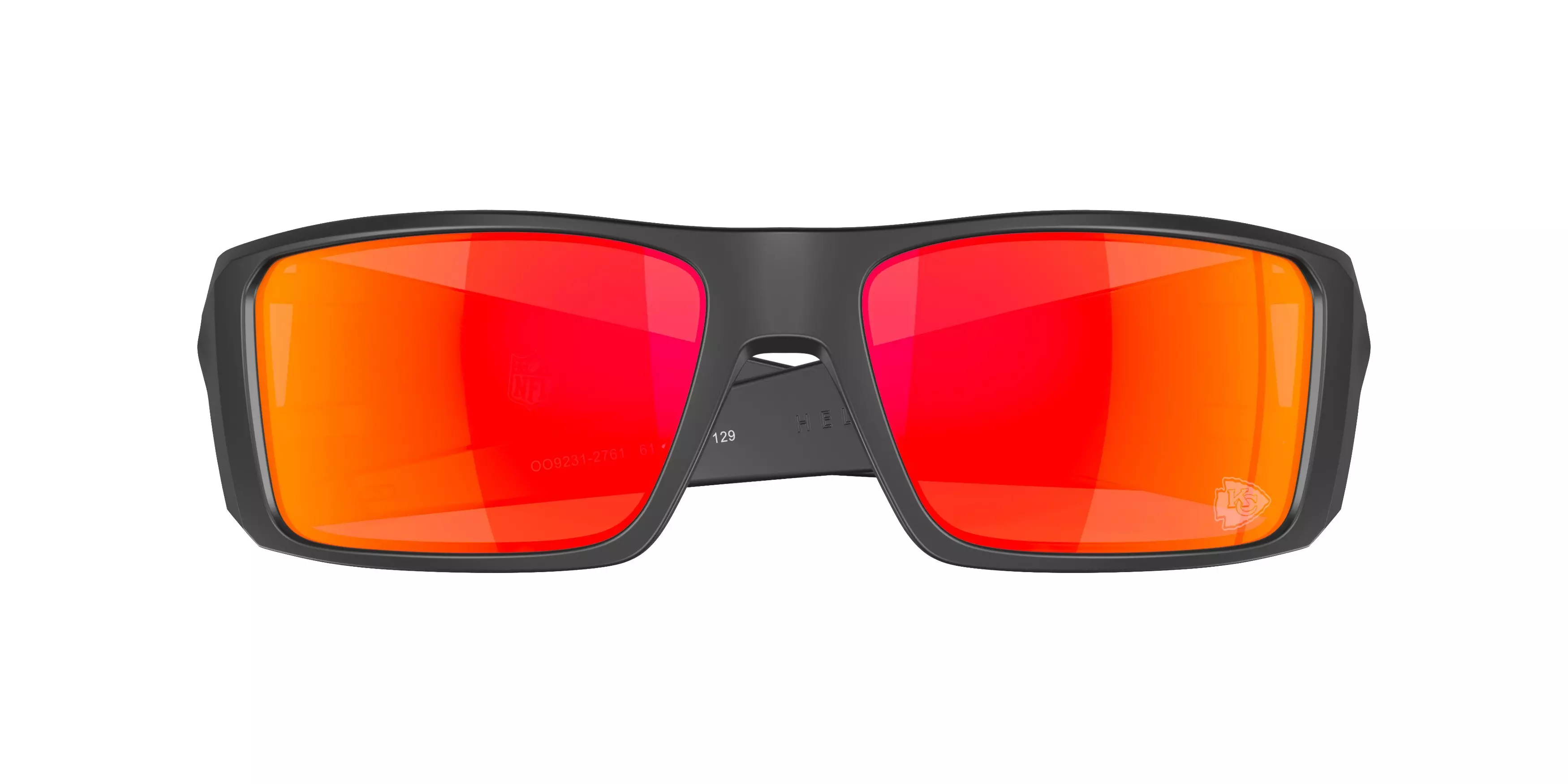 Oakley Heliostat Prizm Ruby Sunglasses - Matte Black - BLACK/RED