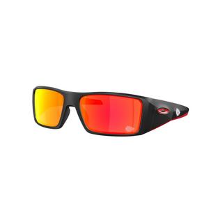 Oakley Heliostat Prizm Ruby Sunglasses - Matte Black