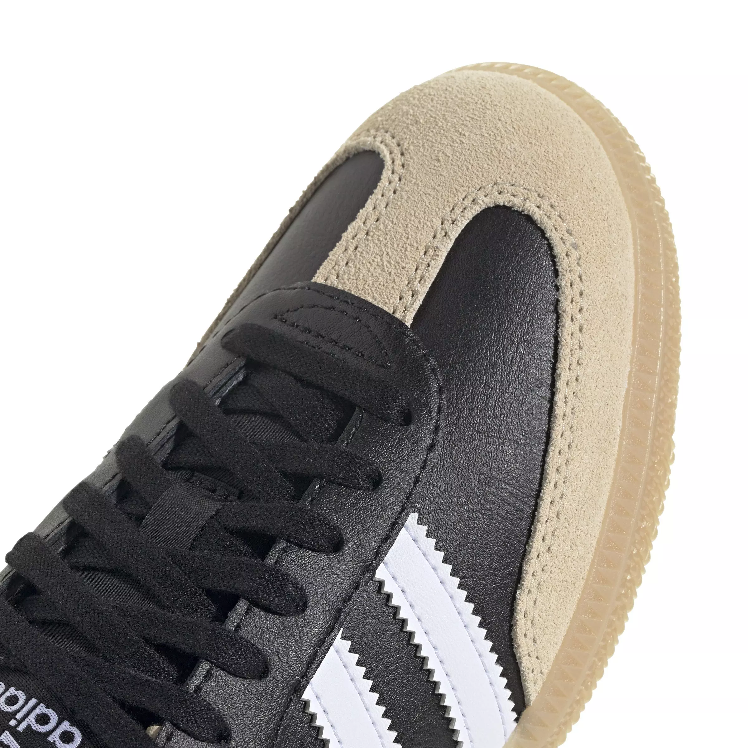 adidas Originals Samba OG "Core Black/Ftwr White/Gum 3" Grade School Boys' Shoe - BLACK/WHITE/GUM