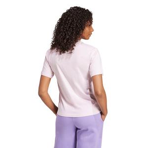 adidas Women's Essentials Small Logo Cotton T-Shirt - Light Pink