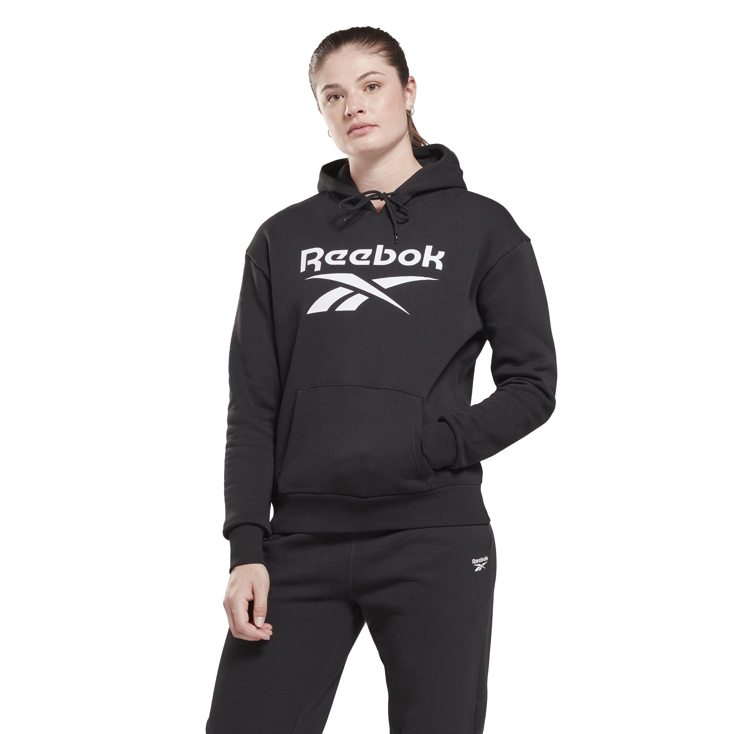 Reebok Women's Identity Big Logo ​Sweatshirt- Black