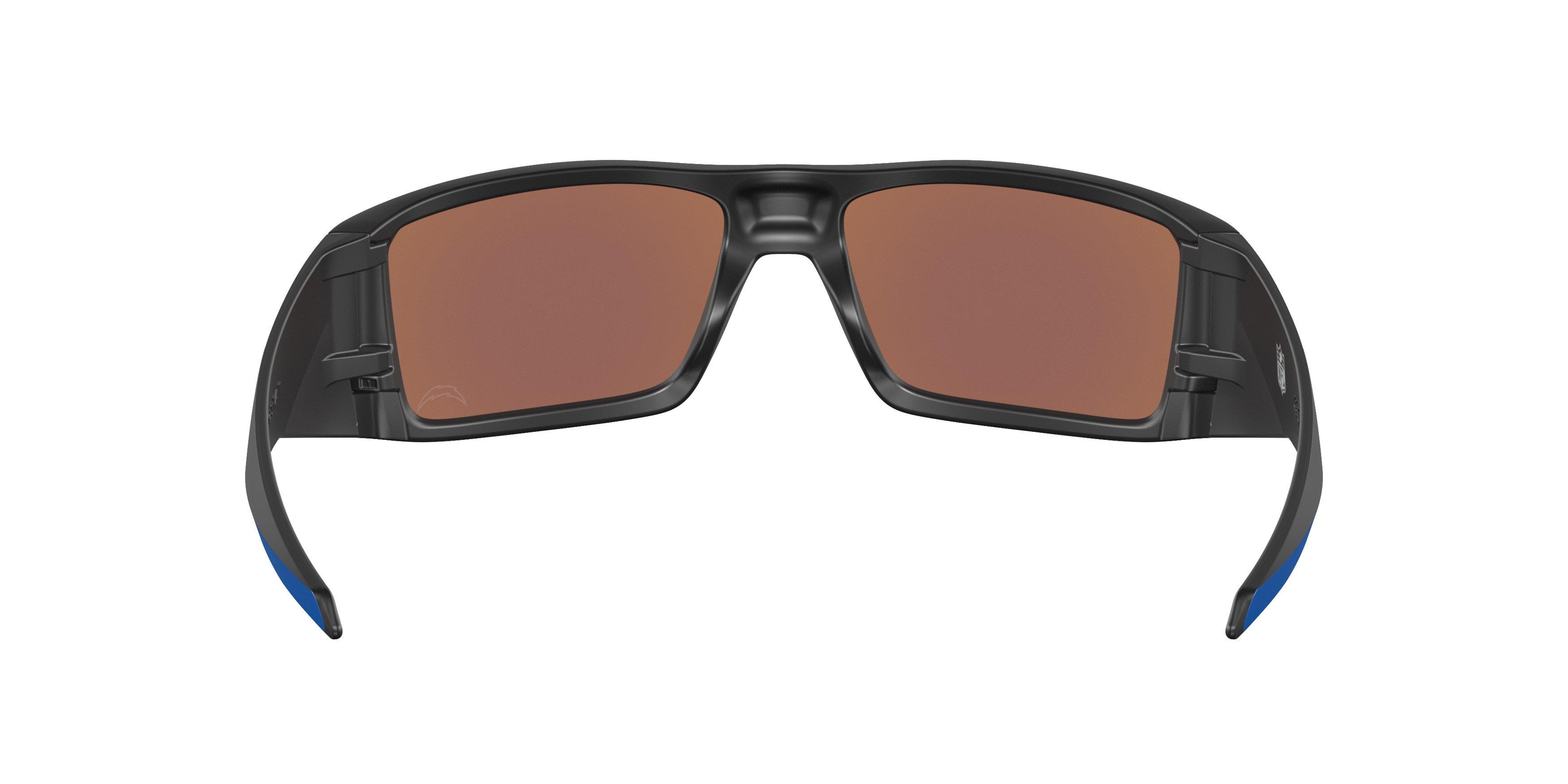 Oakley Heliostat Prizm Deep Water Polarized Sunglasses - Matte Black - BLACK/BLUE Thumbnail View 3