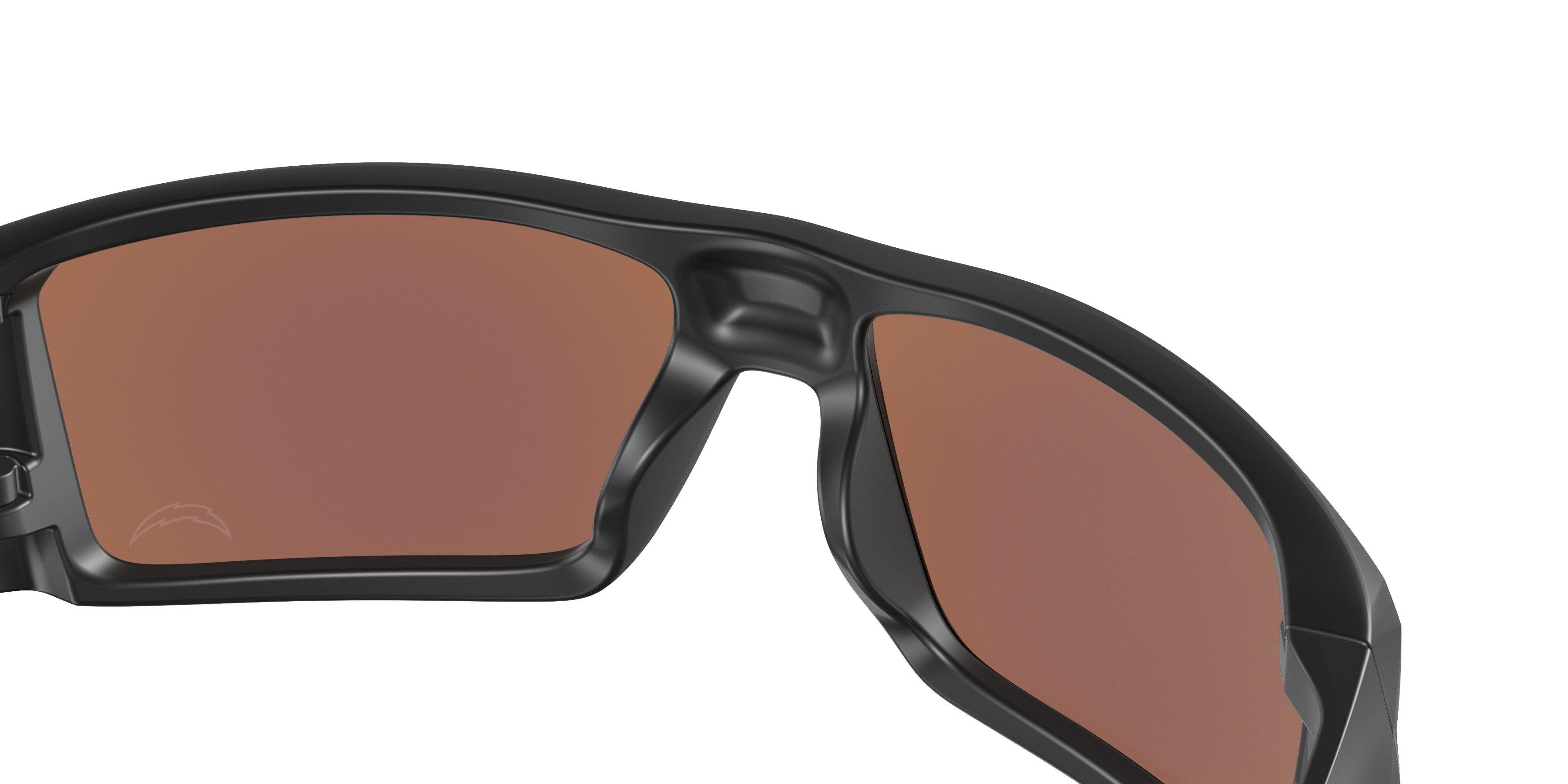 Oakley Heliostat Prizm Deep Water Polarized Sunglasses - Matte Black - BLACK/BLUE Thumbnail View 6