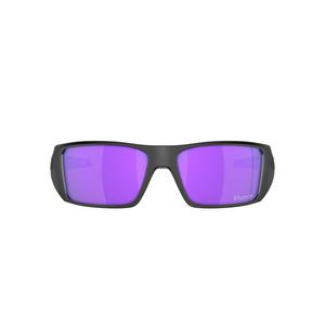 Oakley Heliostat Prizm Violet Sunglasses - Matte Black