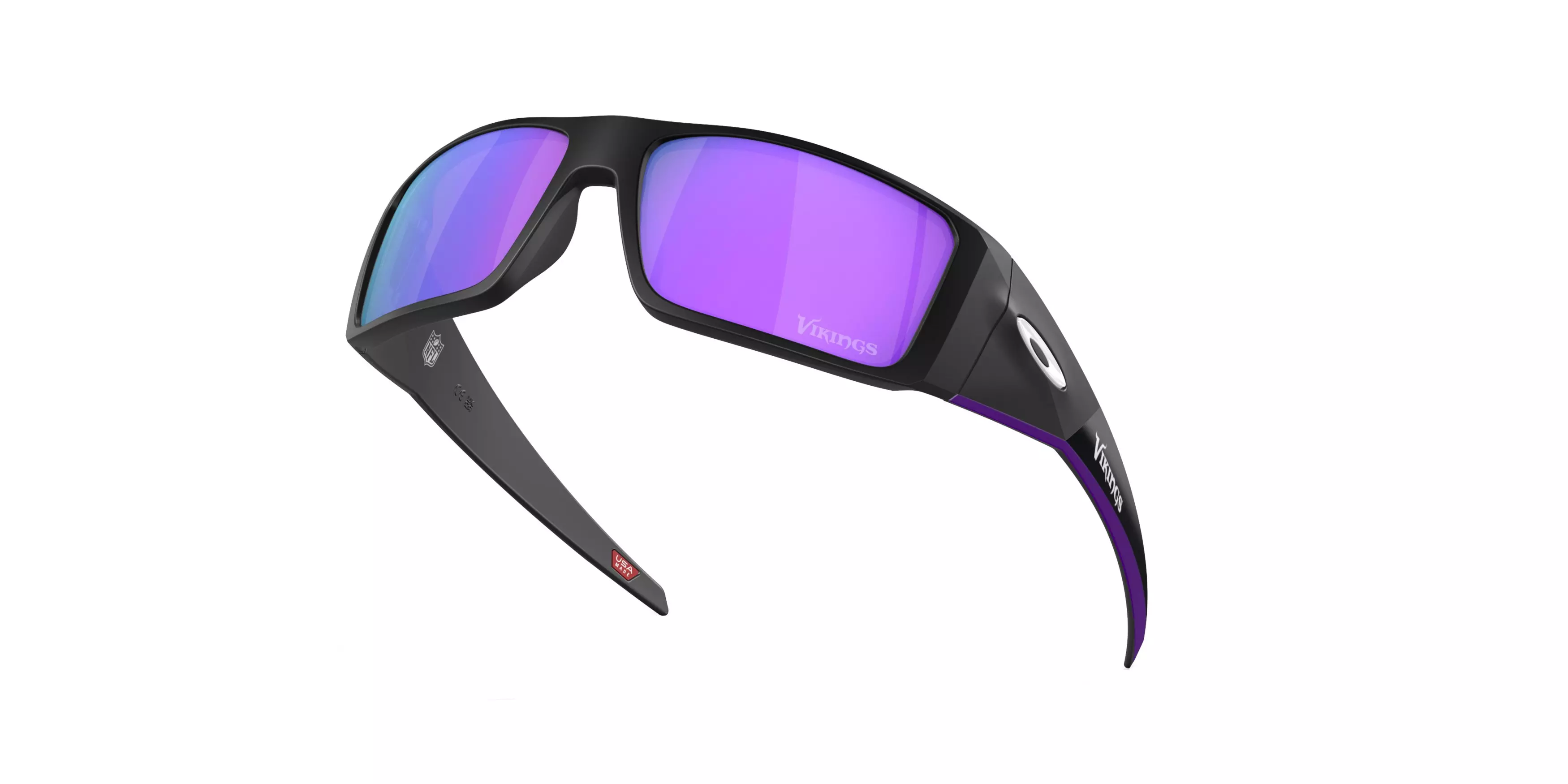 Oakley Heliostat Prizm Violet Sunglasses - Matte Black - BLACK/VIOLET