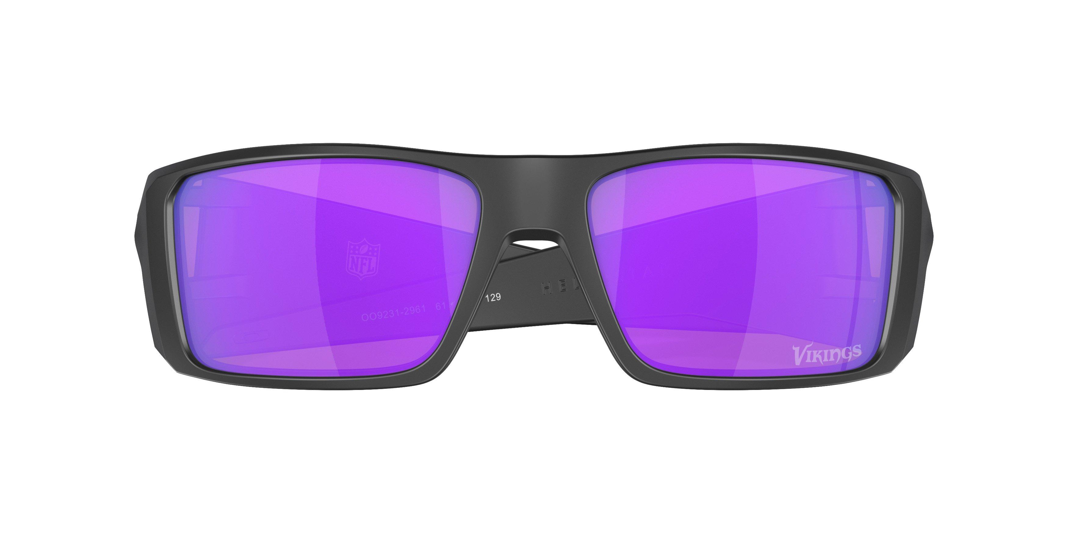 Oakley Heliostat Prizm Violet Sunglasses - Matte Black - BLACK/VIOLET Thumbnail View 8