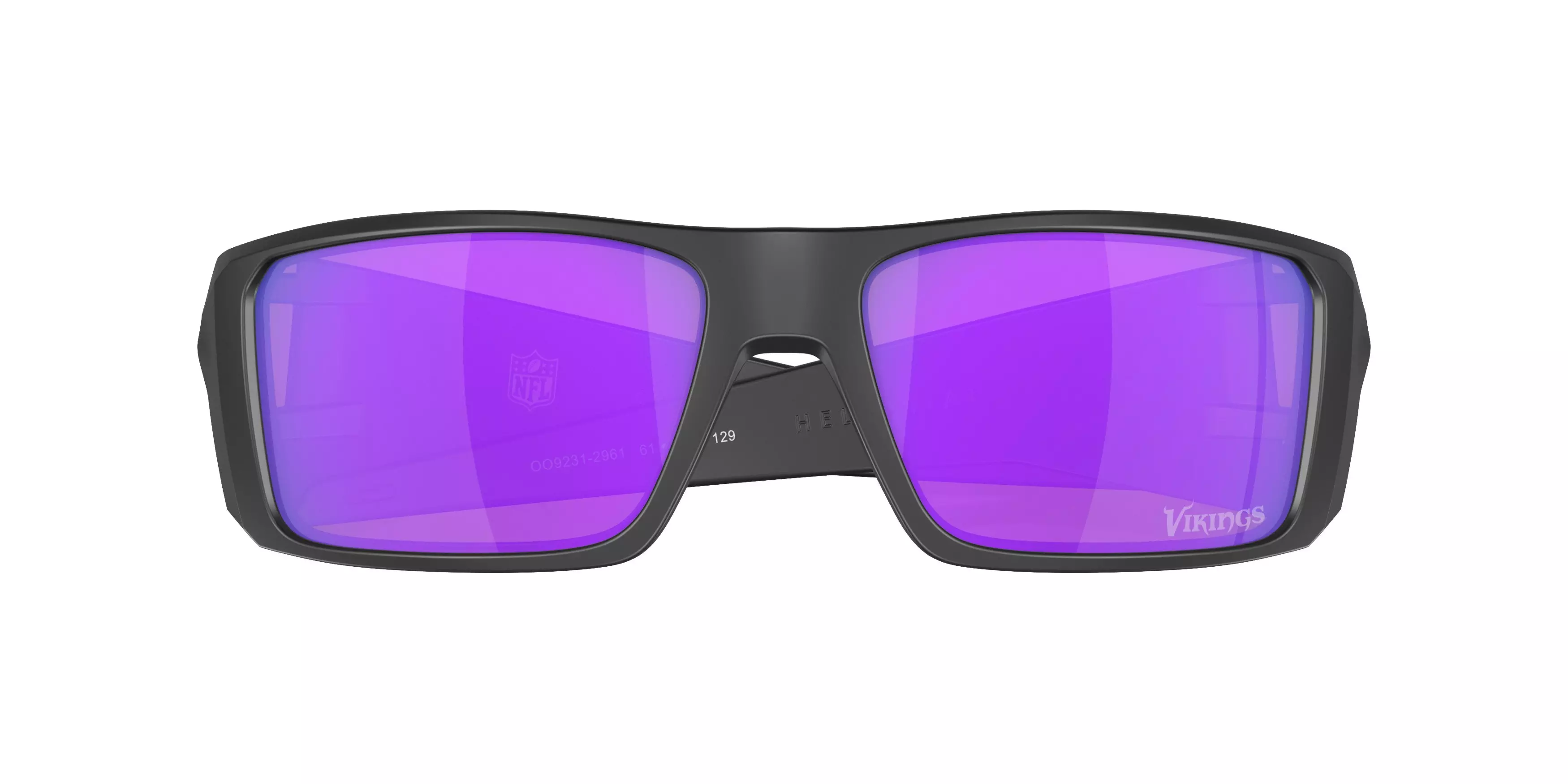 Oakley Heliostat Prizm Violet Sunglasses - Matte Black - BLACK/VIOLET