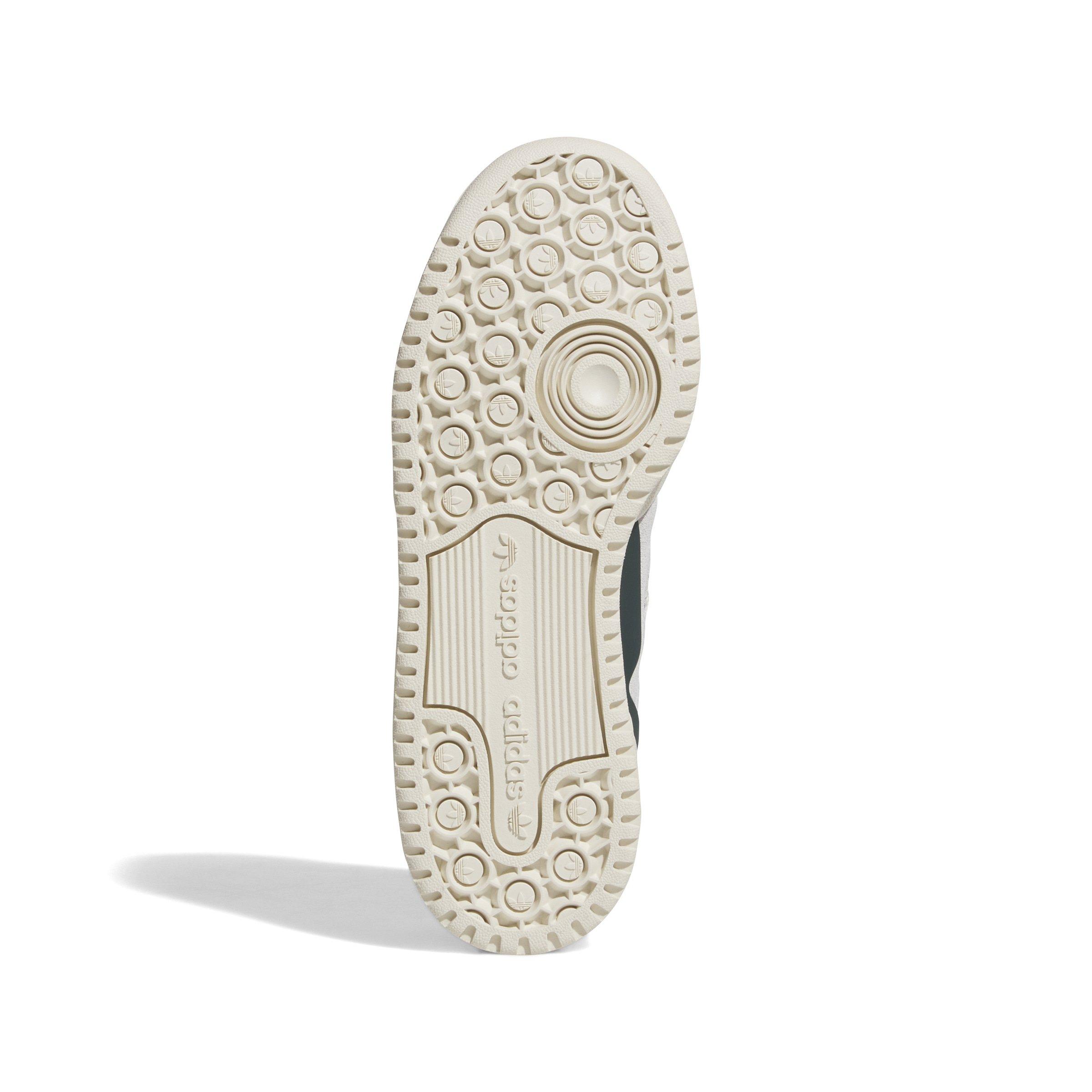 adidas Forum Low CL "Cloud White/Aurora Ivy/Wonder White" Grade School Boys' Shoe - WHITE/IVY/WHITE Thumbnail View 6