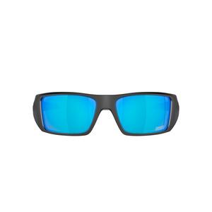 Oakley Heliostat Prizm Sapphire Sunglasses - Matte Black