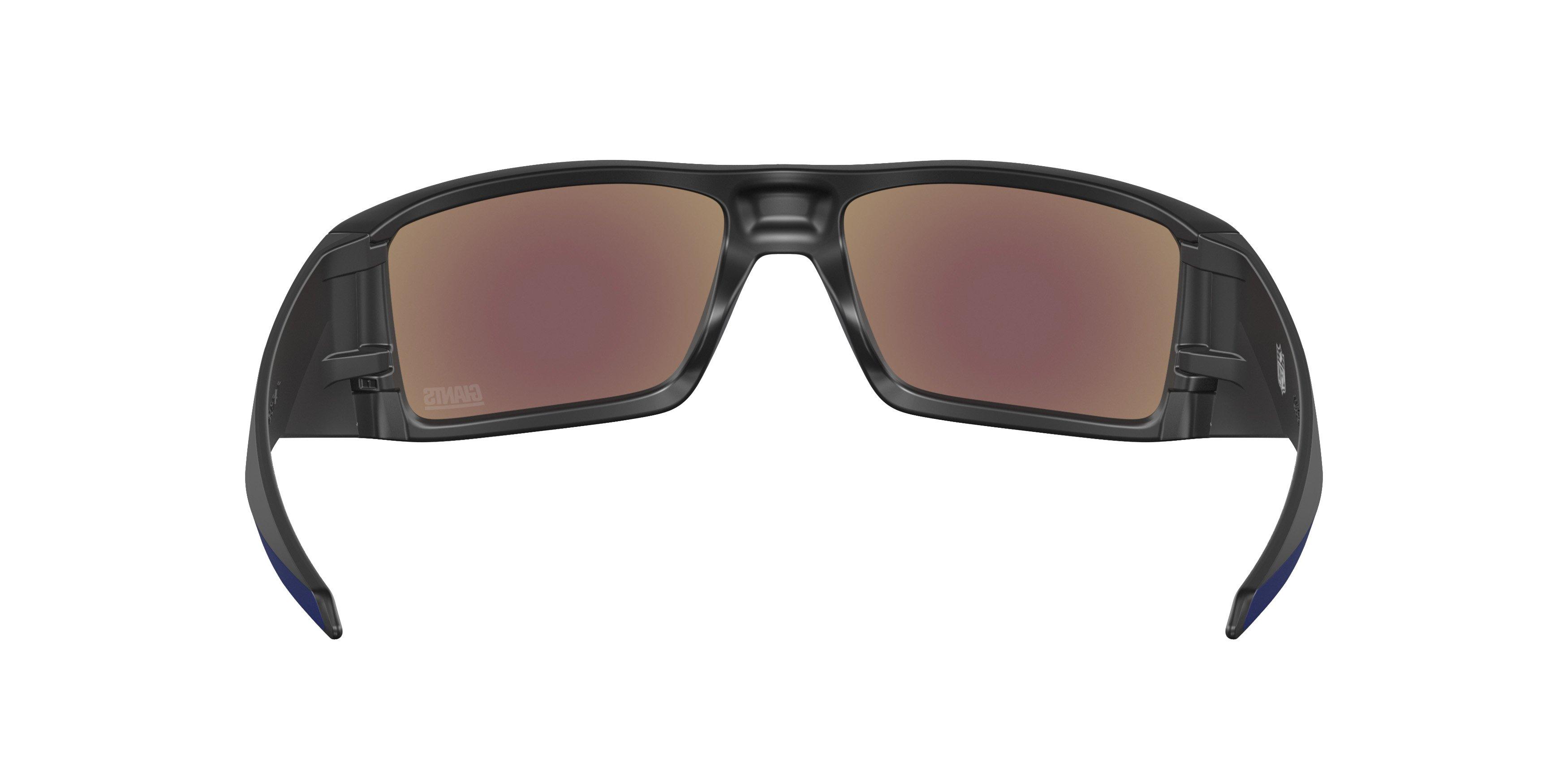 Oakley Heliostat Prizm Sapphire Sunglasses - Matte Black - BLACK/BLUE Thumbnail View 3