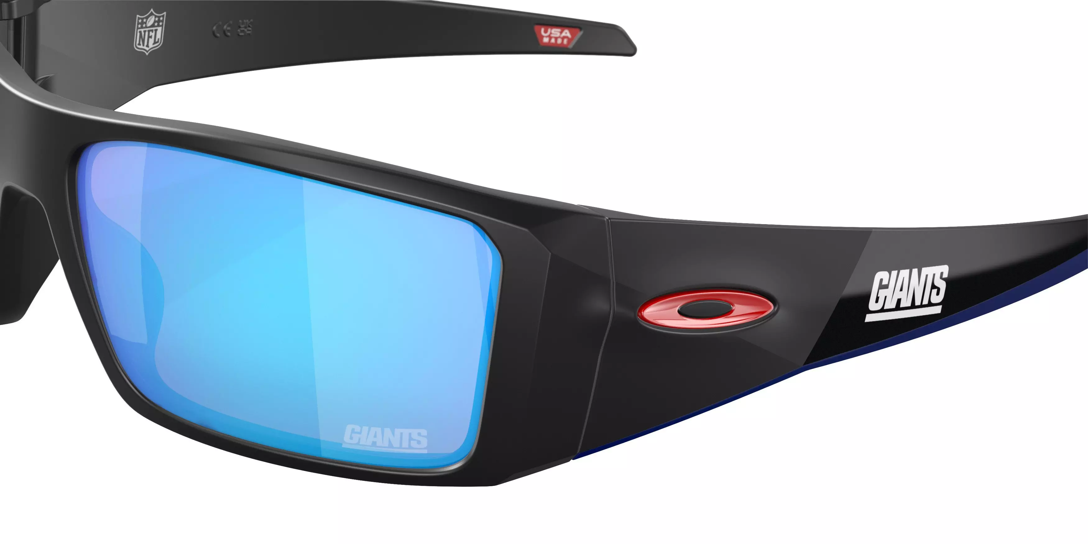 Oakley Heliostat Prizm Sapphire Sunglasses - Matte Black - BLACK/BLUE