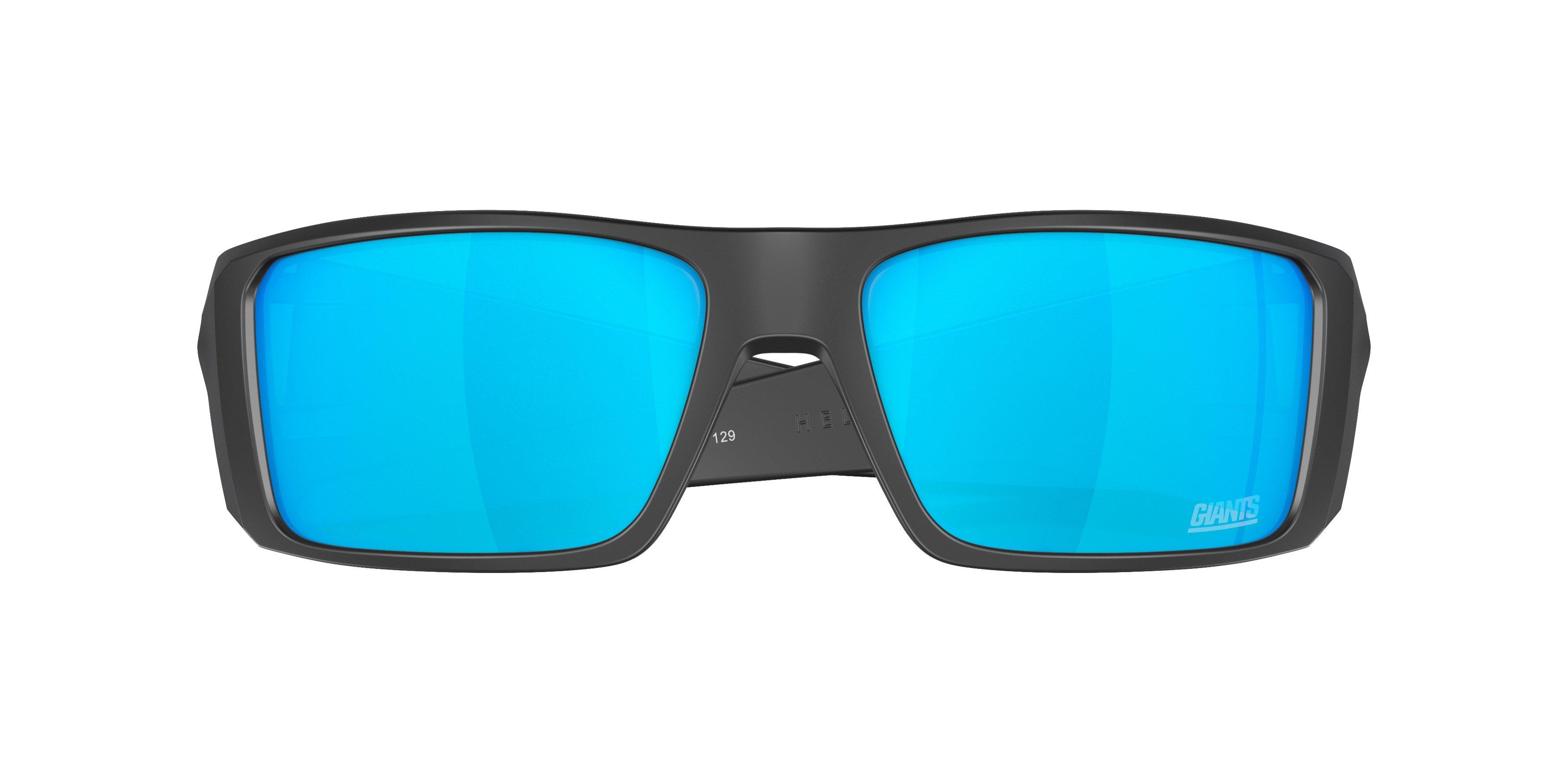 Oakley Heliostat Prizm Sapphire Sunglasses - Matte Black - BLACK/BLUE Thumbnail View 8