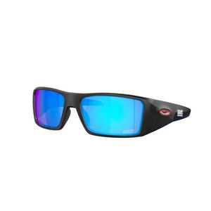 Oakley Heliostat Prizm Sapphire Sunglasses - Matte Black
