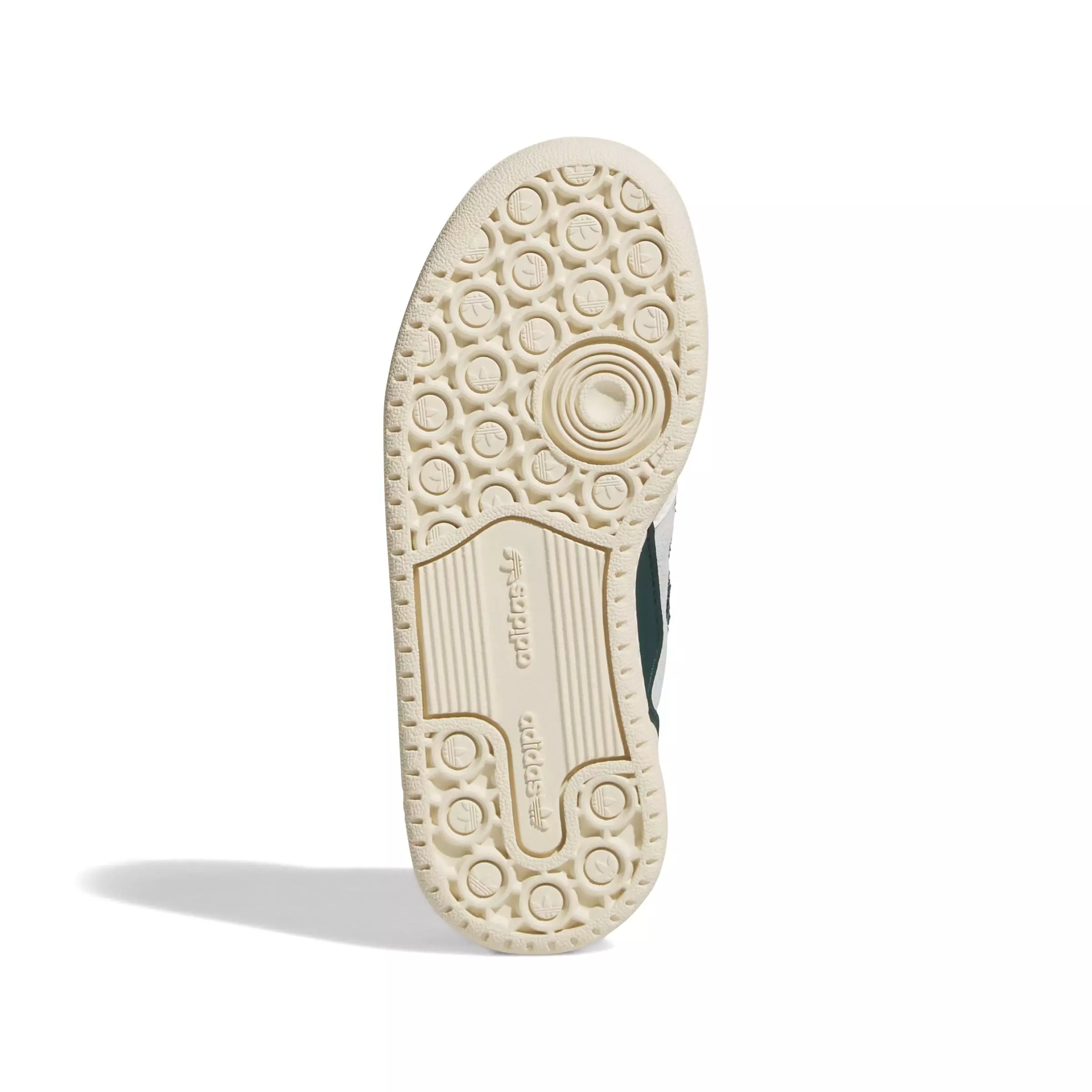 adidas Forum Low CL "Cloud White/Aurora Ivy/Wonder White" Preschool Boys' Shoe - WHITE/IVY/WHITE