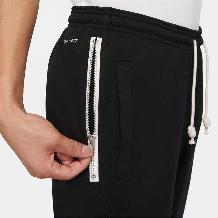Nike Men's Dri-FIT Standard Issue Black Basketball Pants - BLACK Thumbnail View 4
