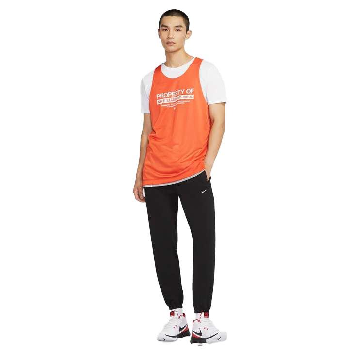 Nike Men's Dri-FIT Standard Issue Black Basketball Pants - BLACK Thumbnail View 6