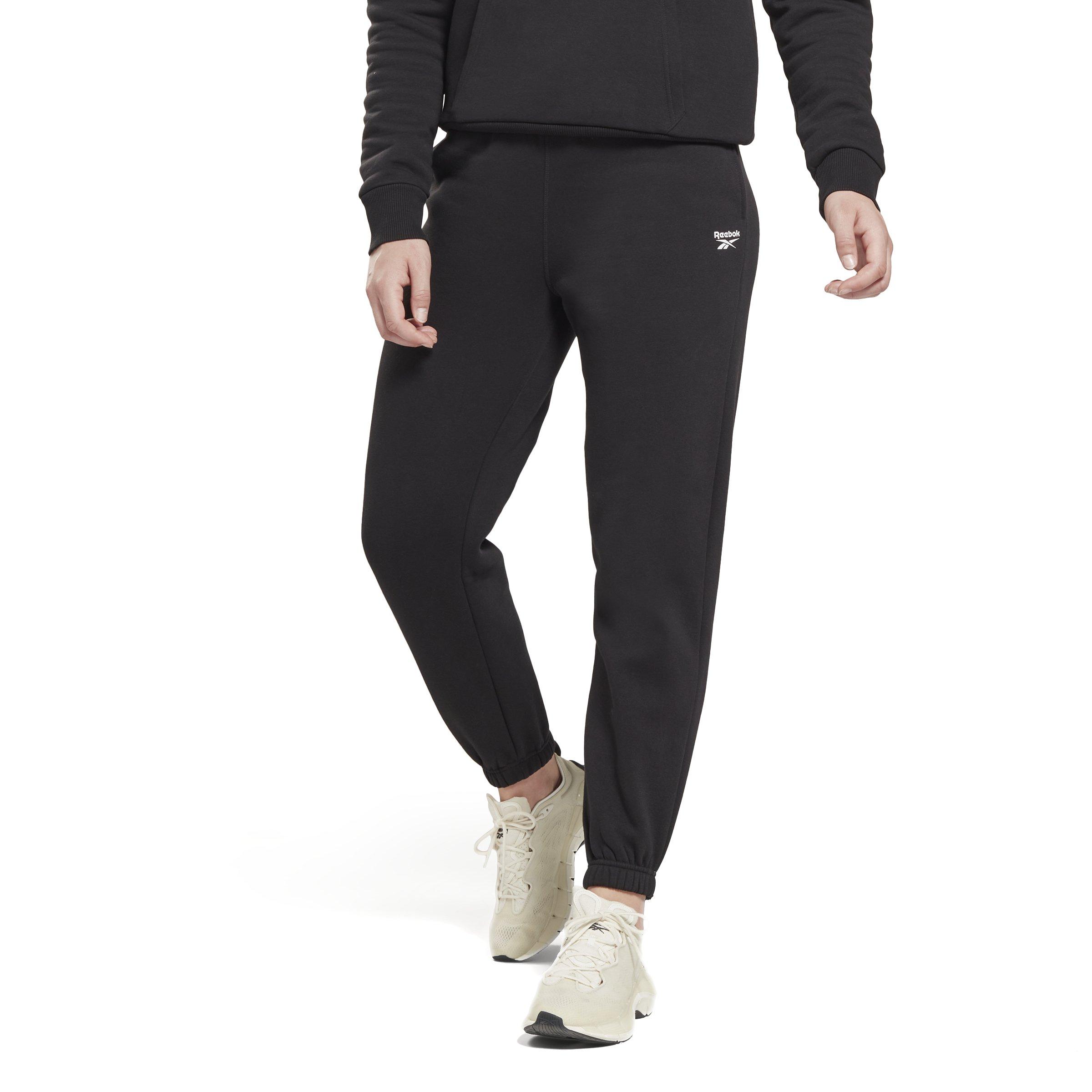 Reebok Women's​ Identity Logo Fleece Joggers-White - Hibbett