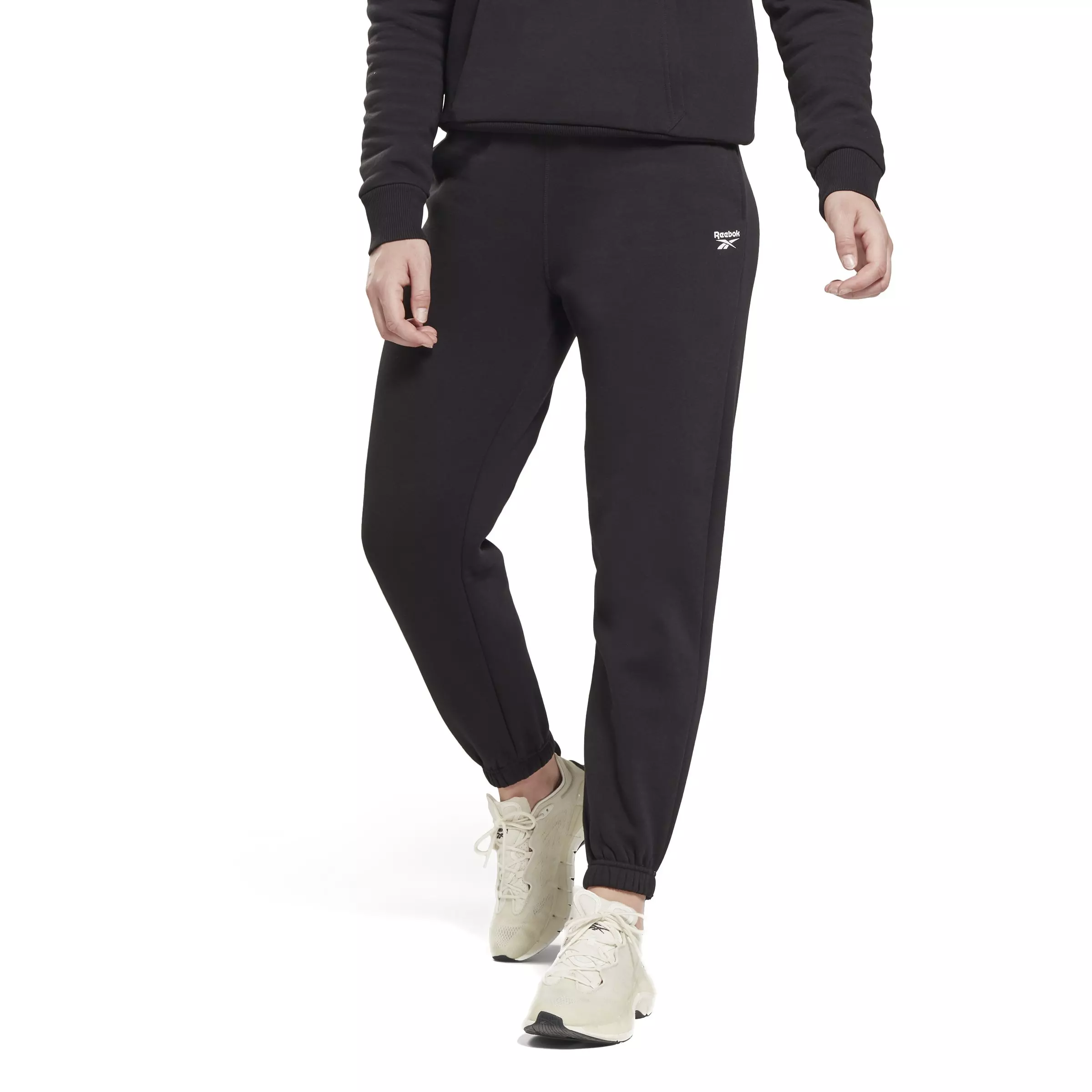 Reebok Women's Identity Fleece Joggers- Black - Hibbett