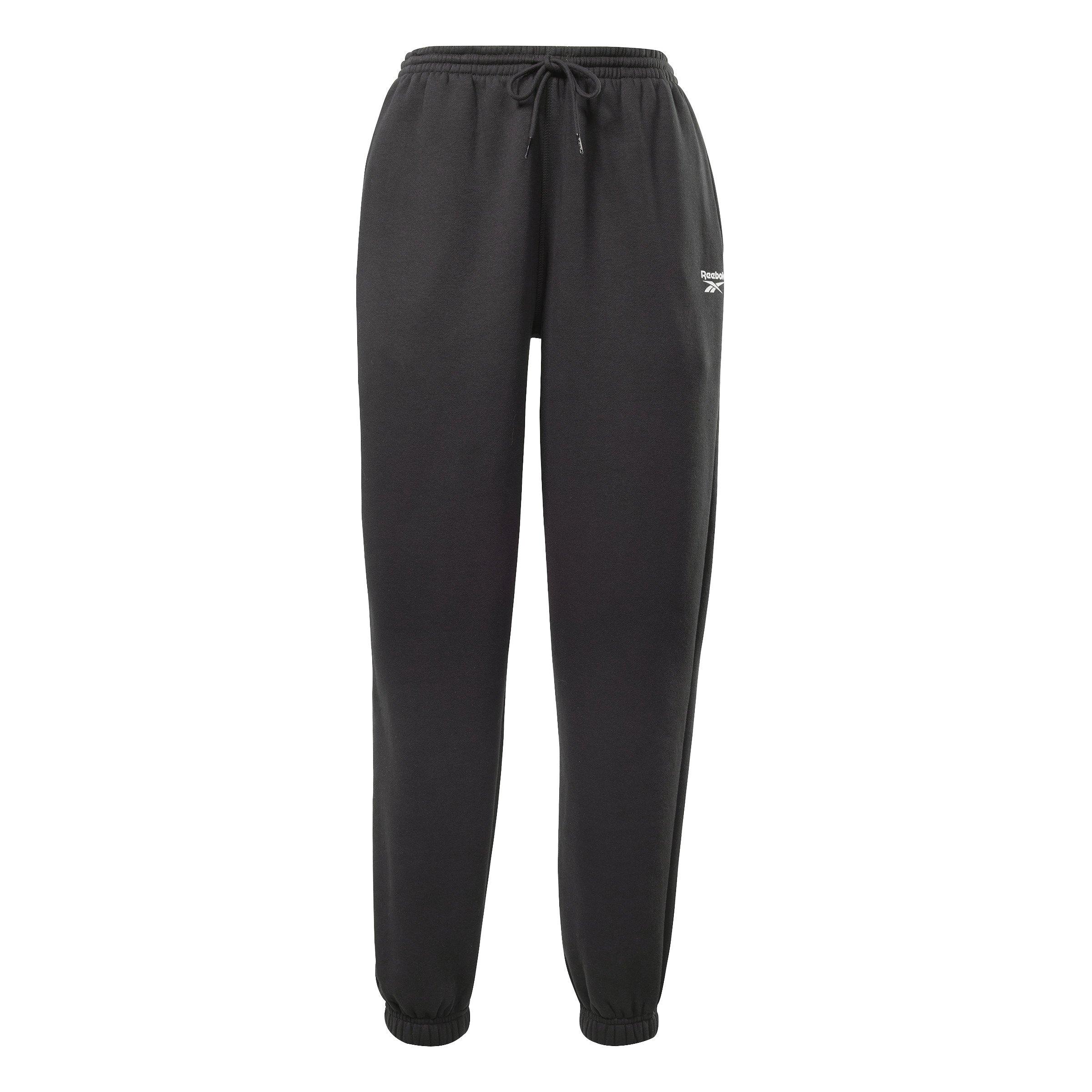 Reebok Women's Identity Fleece Joggers- Black - BLACK Thumbnail View 6