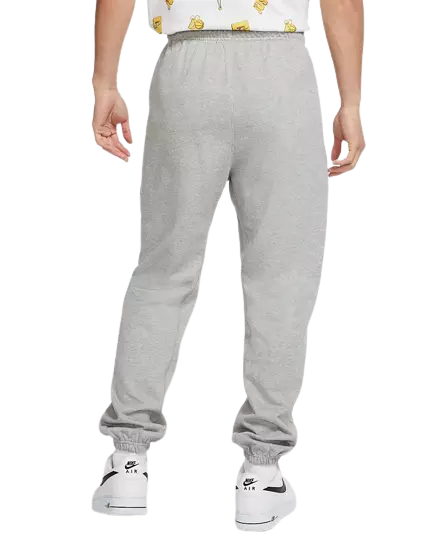 Nike Men's Dri-FIT Standard Issue Grey Basketball Pants - GREY