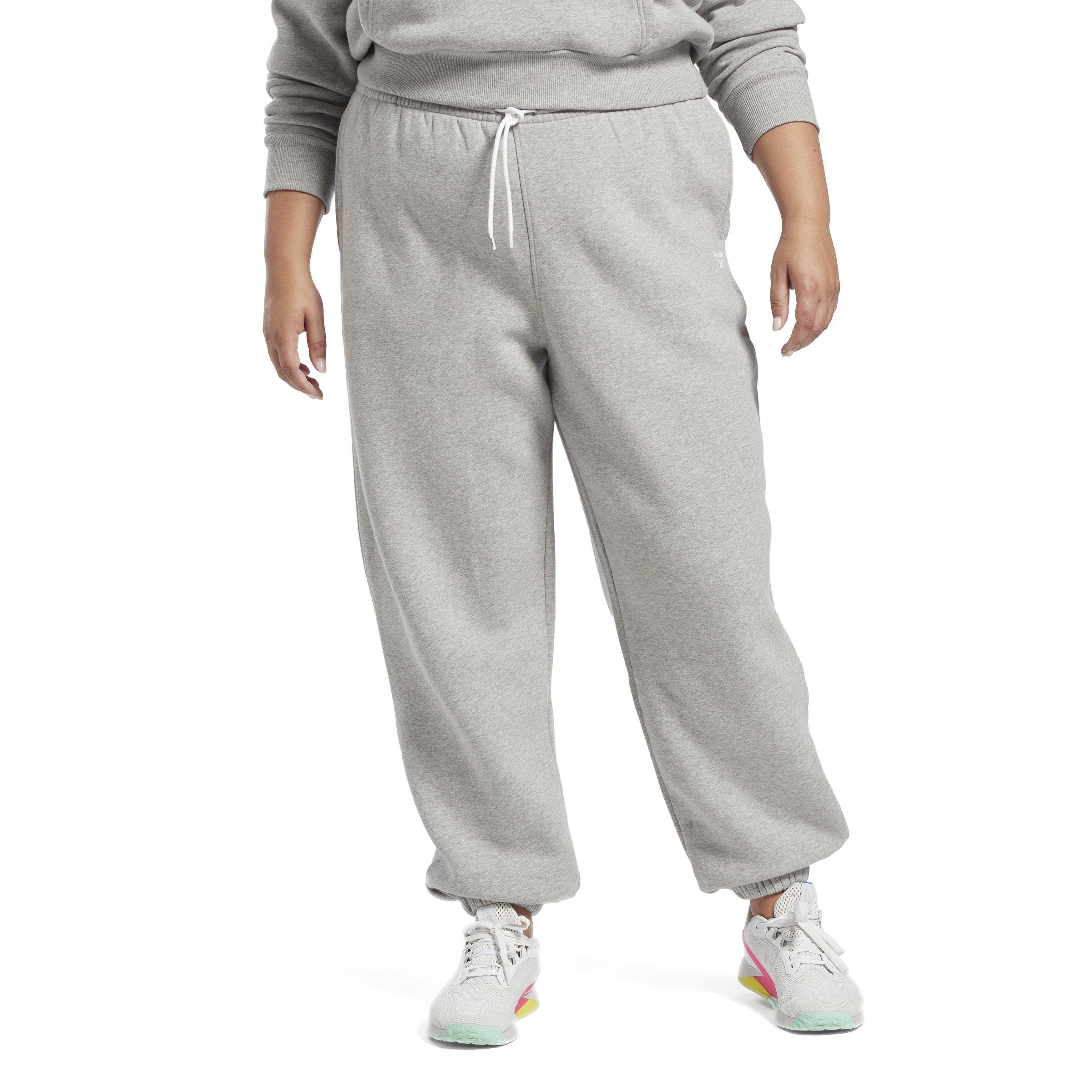 Reebok Women's Identity Fleece Joggers- Heather Grey - HEATHER/GREY Thumbnail View 1