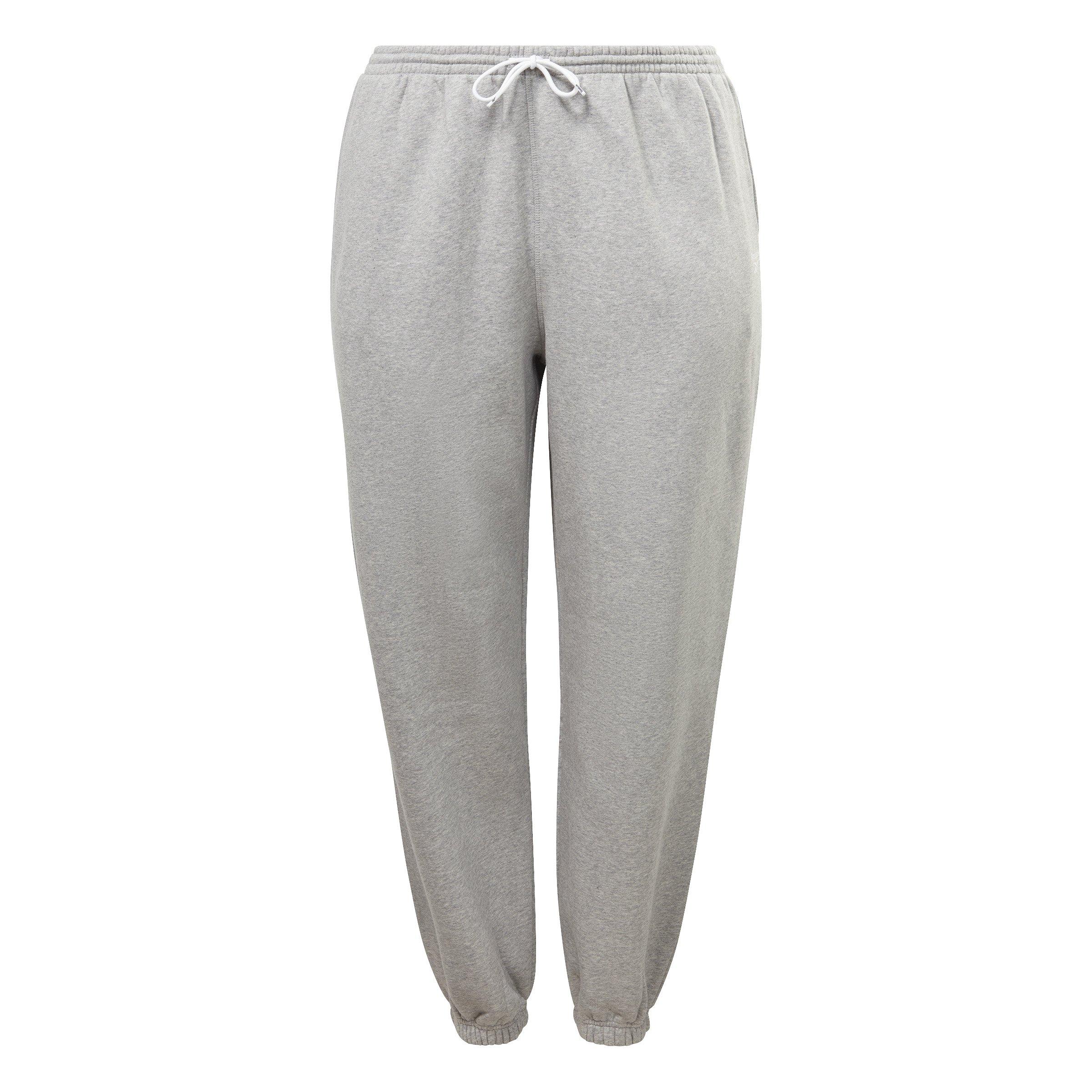 Reebok Women's Identity Fleece Joggers- Heather Grey - HEATHER/GREY Thumbnail View 6