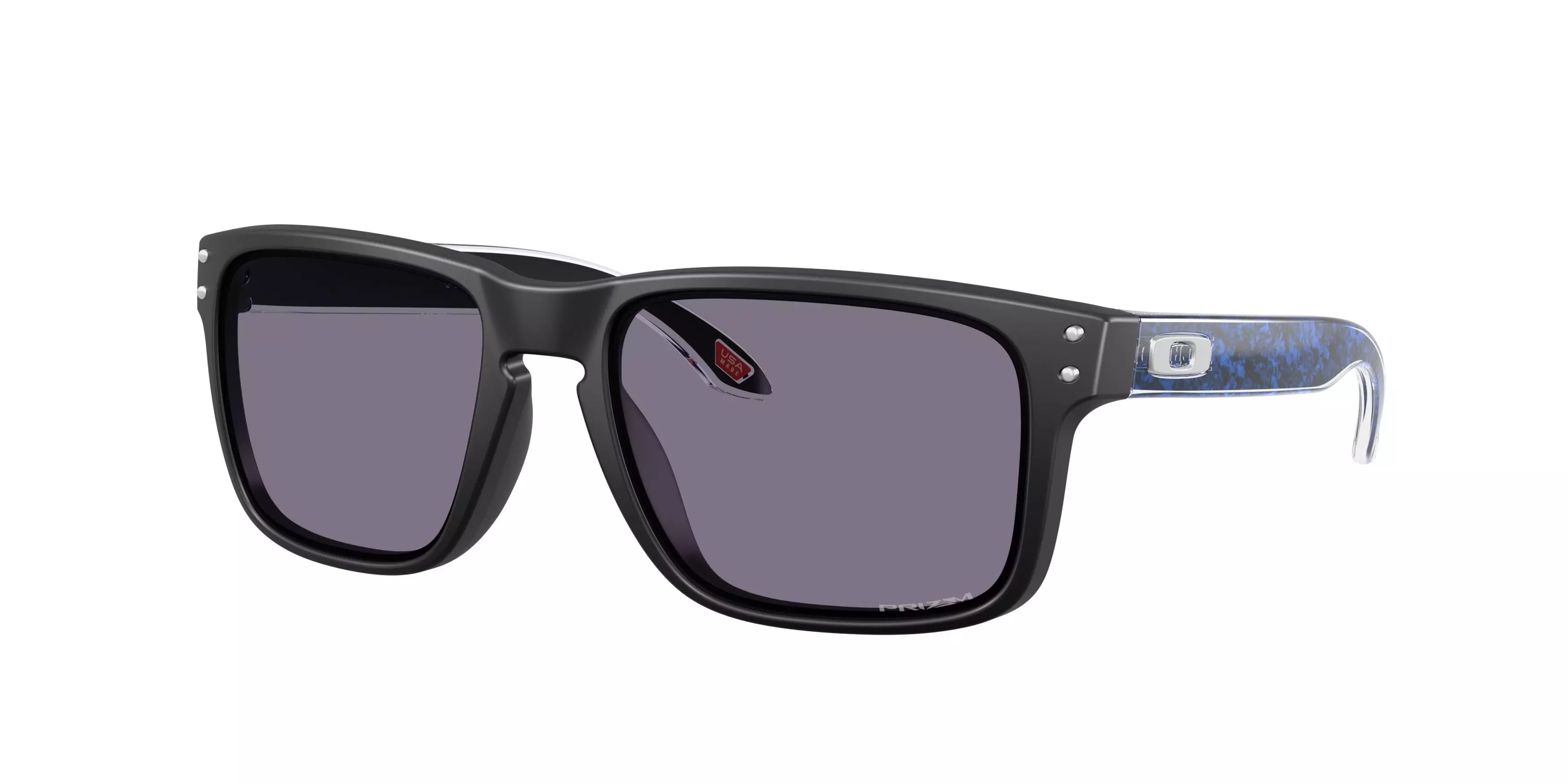 Oakley Holbrook Prizm Grey Sunglasses - Matte Black - BLACK/GREY