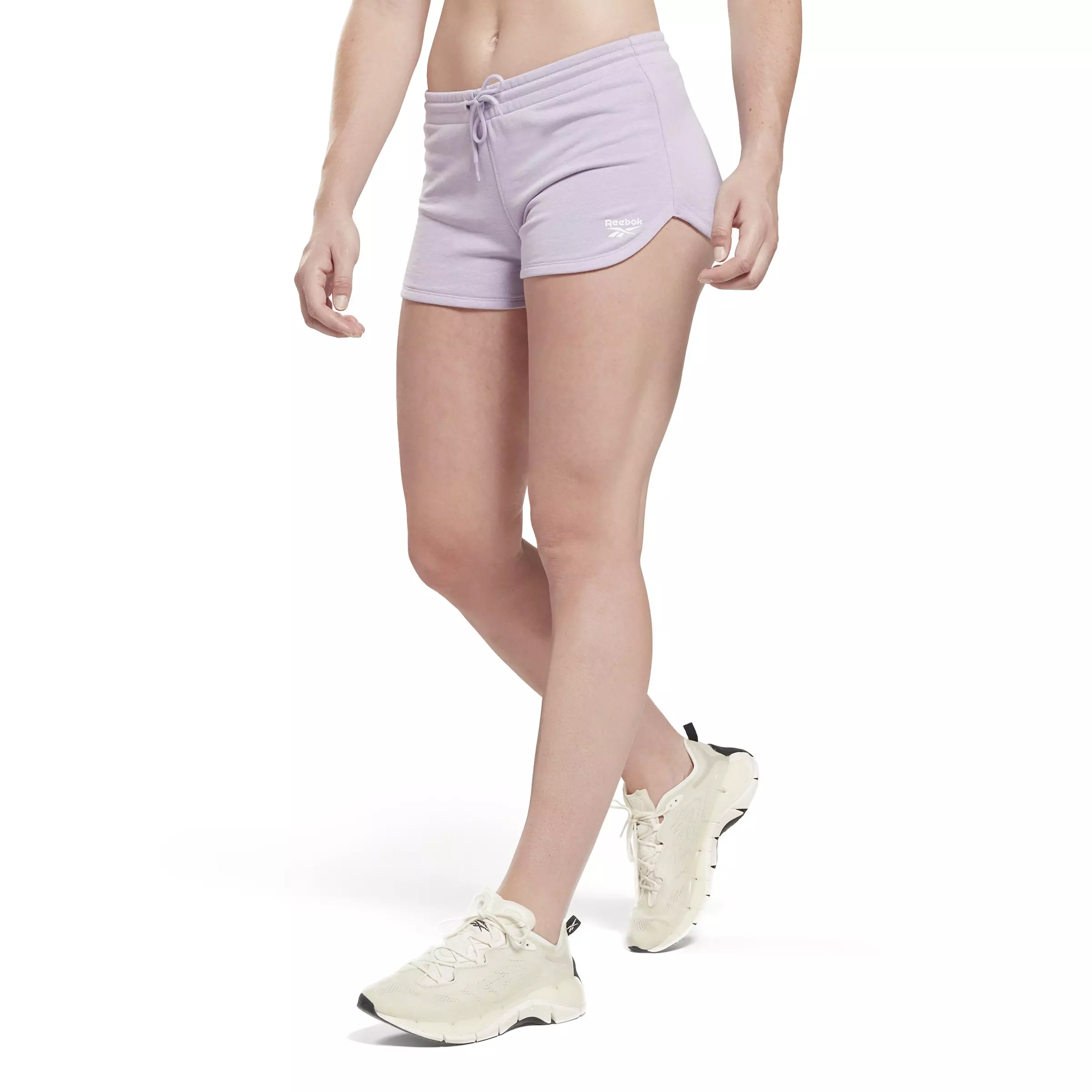 Reebok Women's ​Identity French Terry Shorts-​ Purple - Hibbett