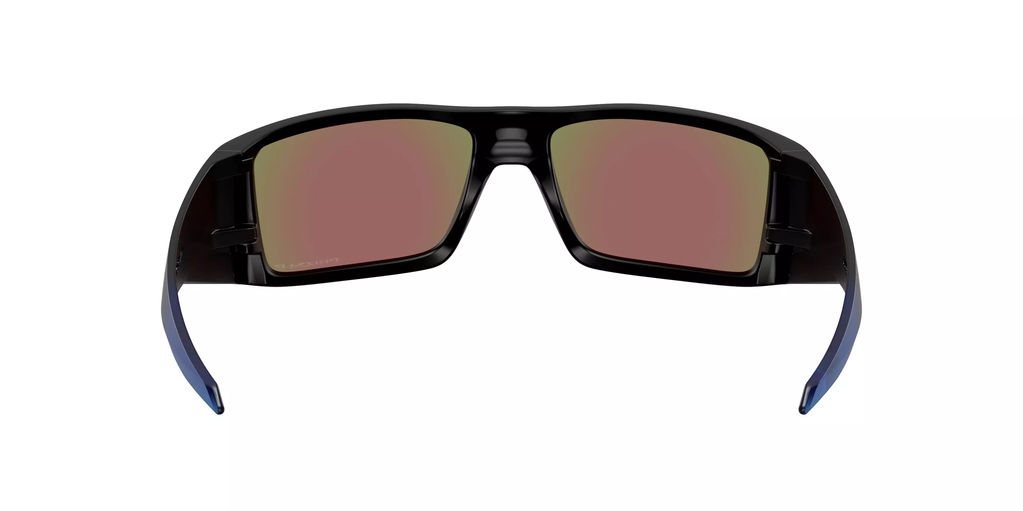 Oakley Heliostat Prizm Sapphire Polar Sunglasses - Matte Black - BLACK/BLUE