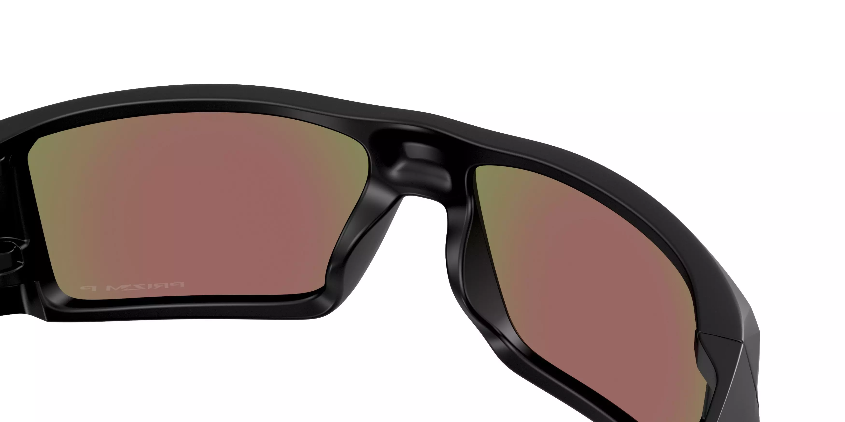 Oakley Heliostat Prizm Sapphire Polar Sunglasses - Matte Black - BLACK/BLUE