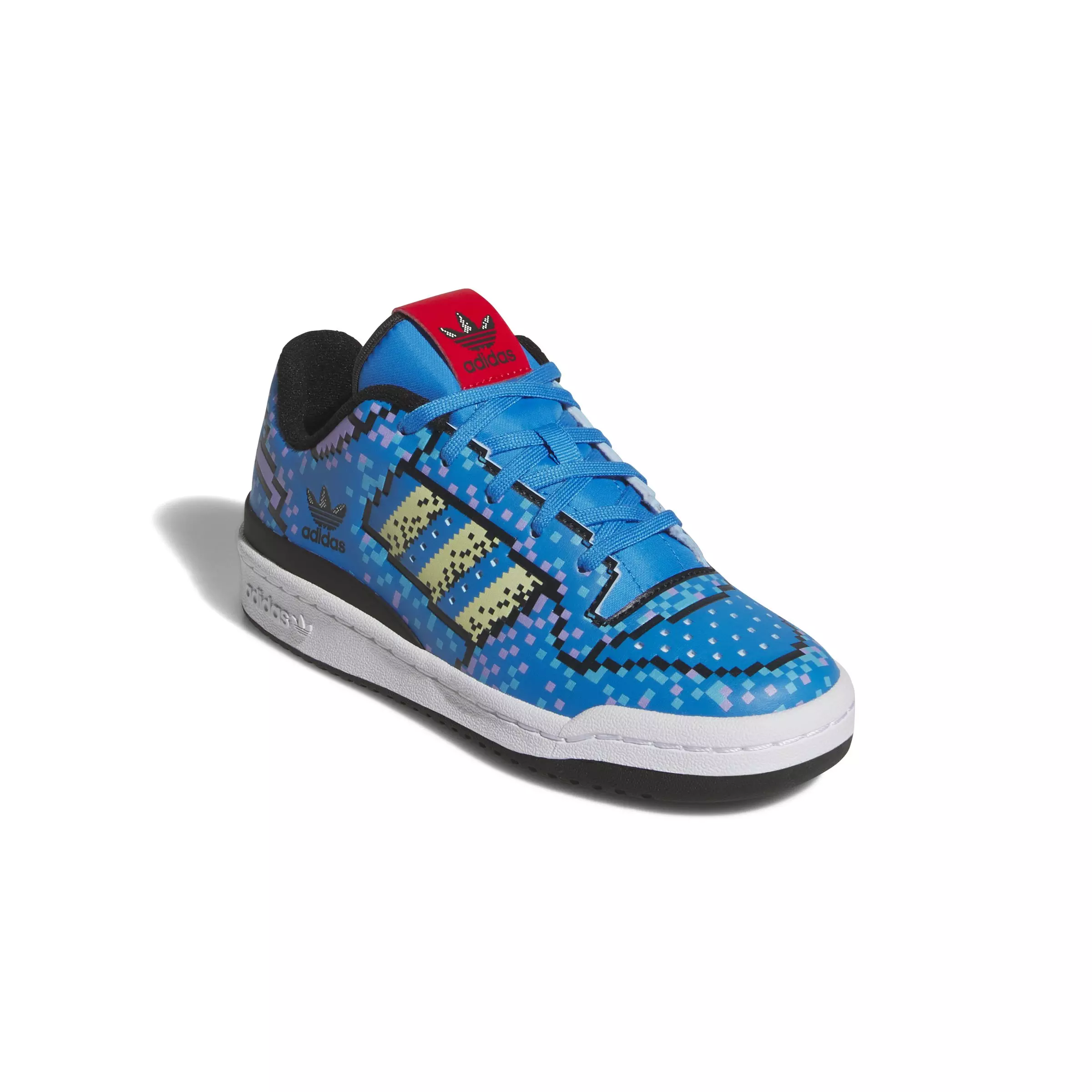 adidas Forum Low CL "Blue/Core Black" Grade School Boys' Shoe - BLUE/BLACK