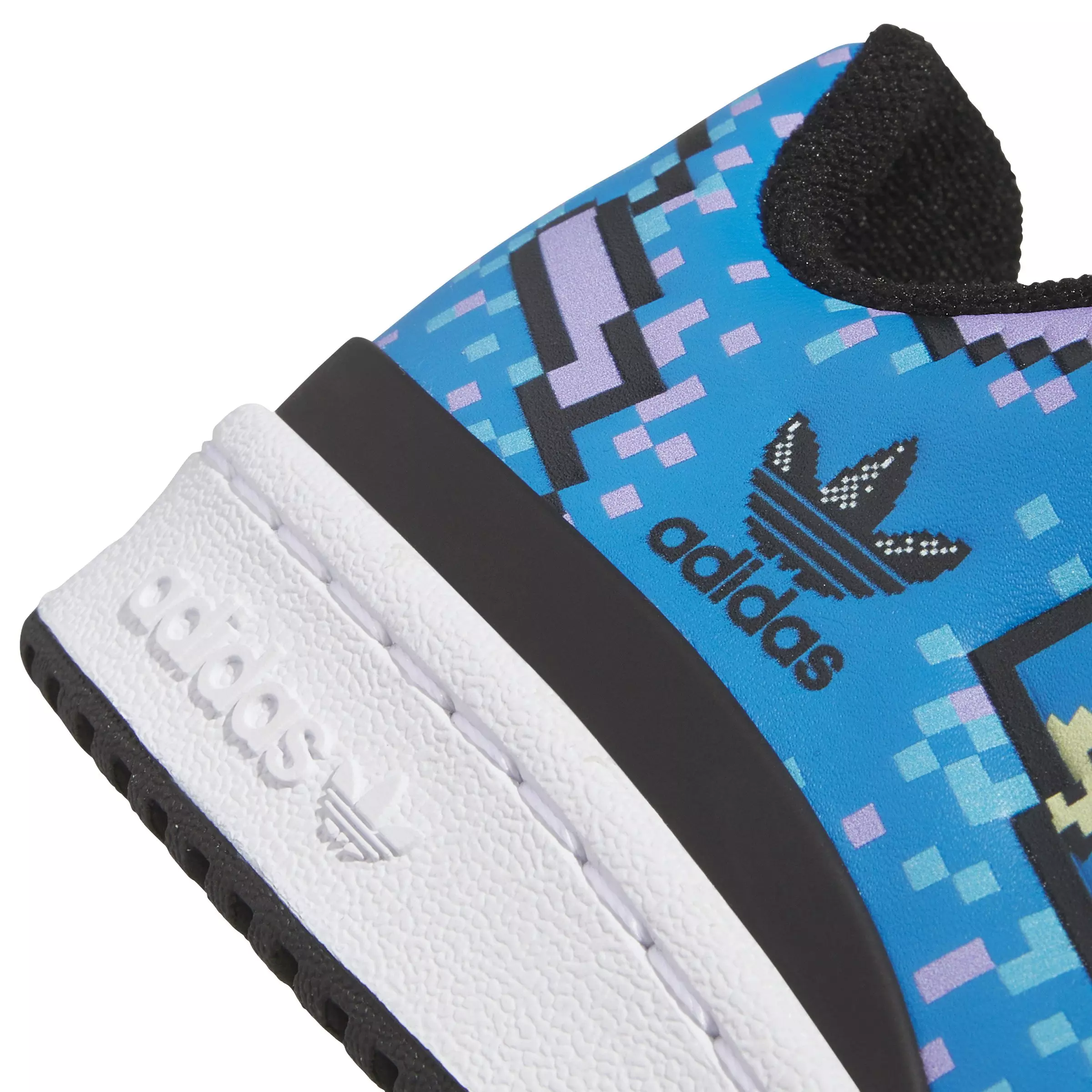 adidas Forum Low CL "Blue/Core Black" Grade School Boys' Shoe - BLUE/BLACK