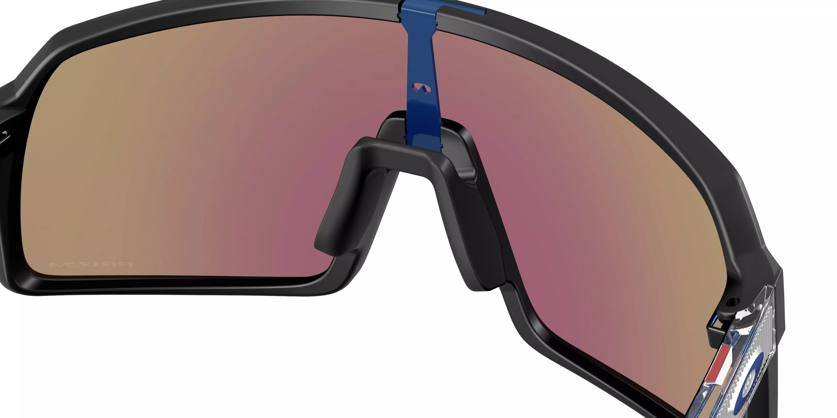 Oakley Sutro Prizm Sapphire Sunglasses - Matte Black - BLACK/BLUE