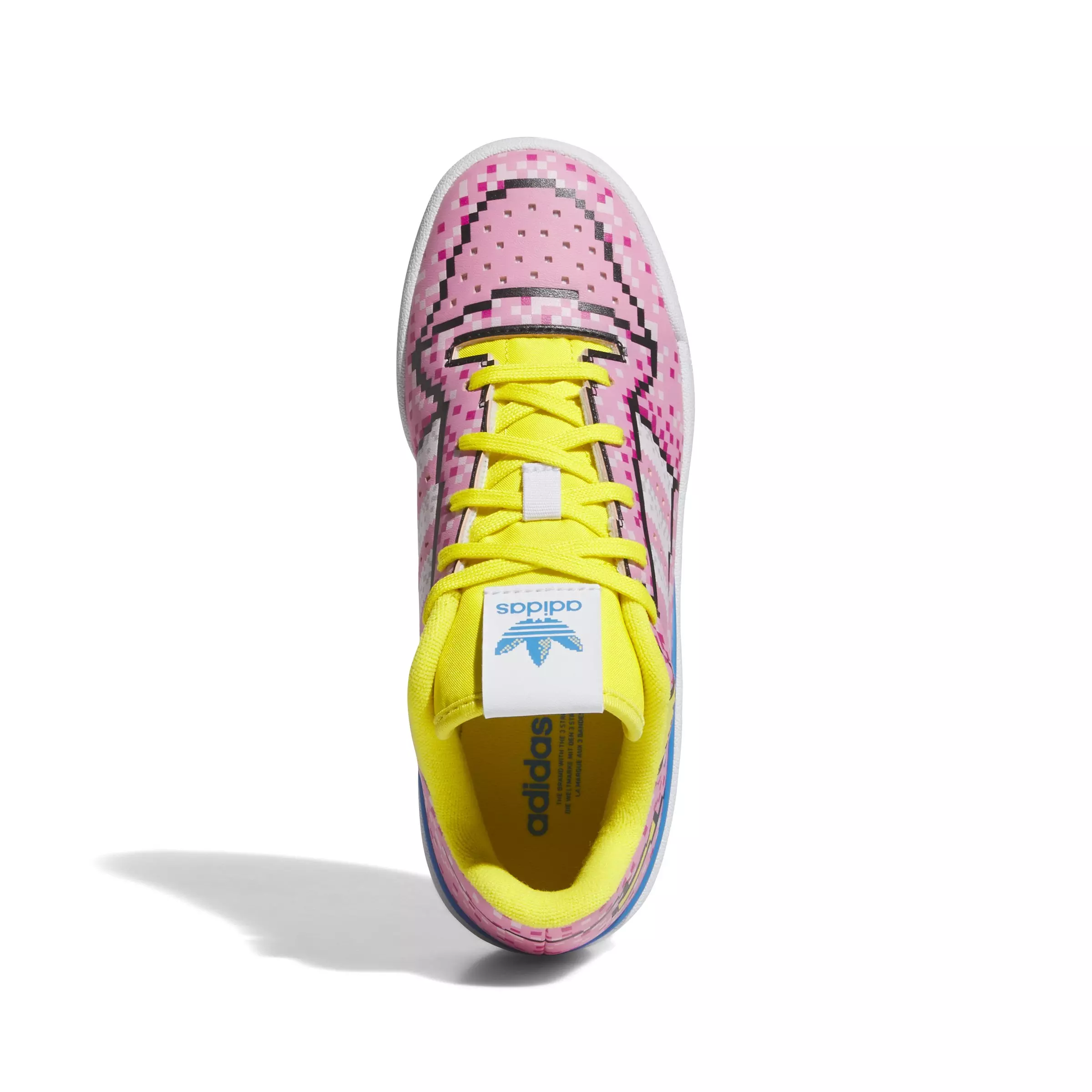 adidas Forum Low 8-Bit "Bliss Pink/Ftwr White/Yellow" Preschool Girls' Shoe - PINK/WHITE/YELLOW