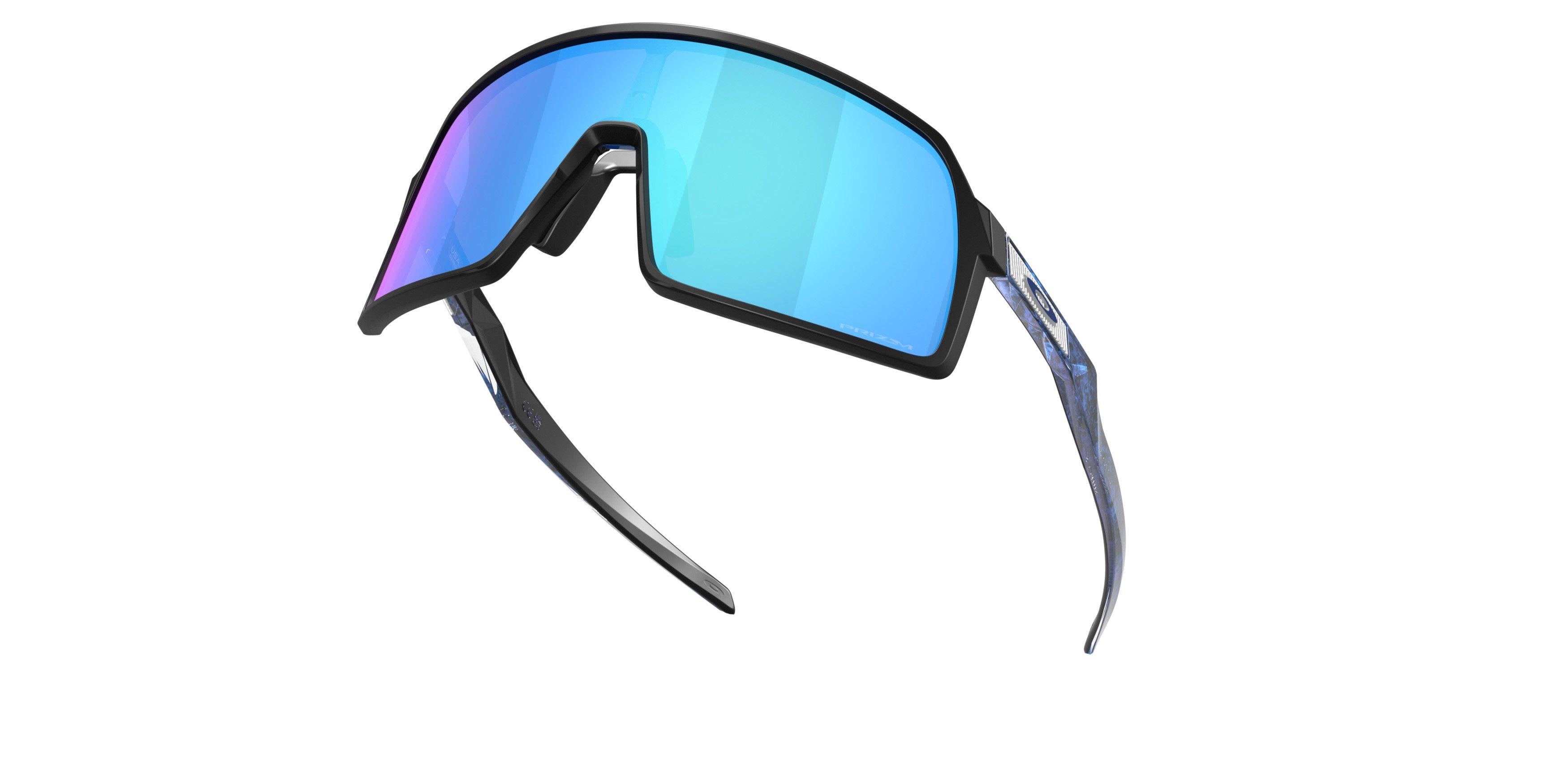 Oakley Sutro S Prizm Sapphire Sunglasses - Matte Black - BLACK/BLUE Thumbnail View 7