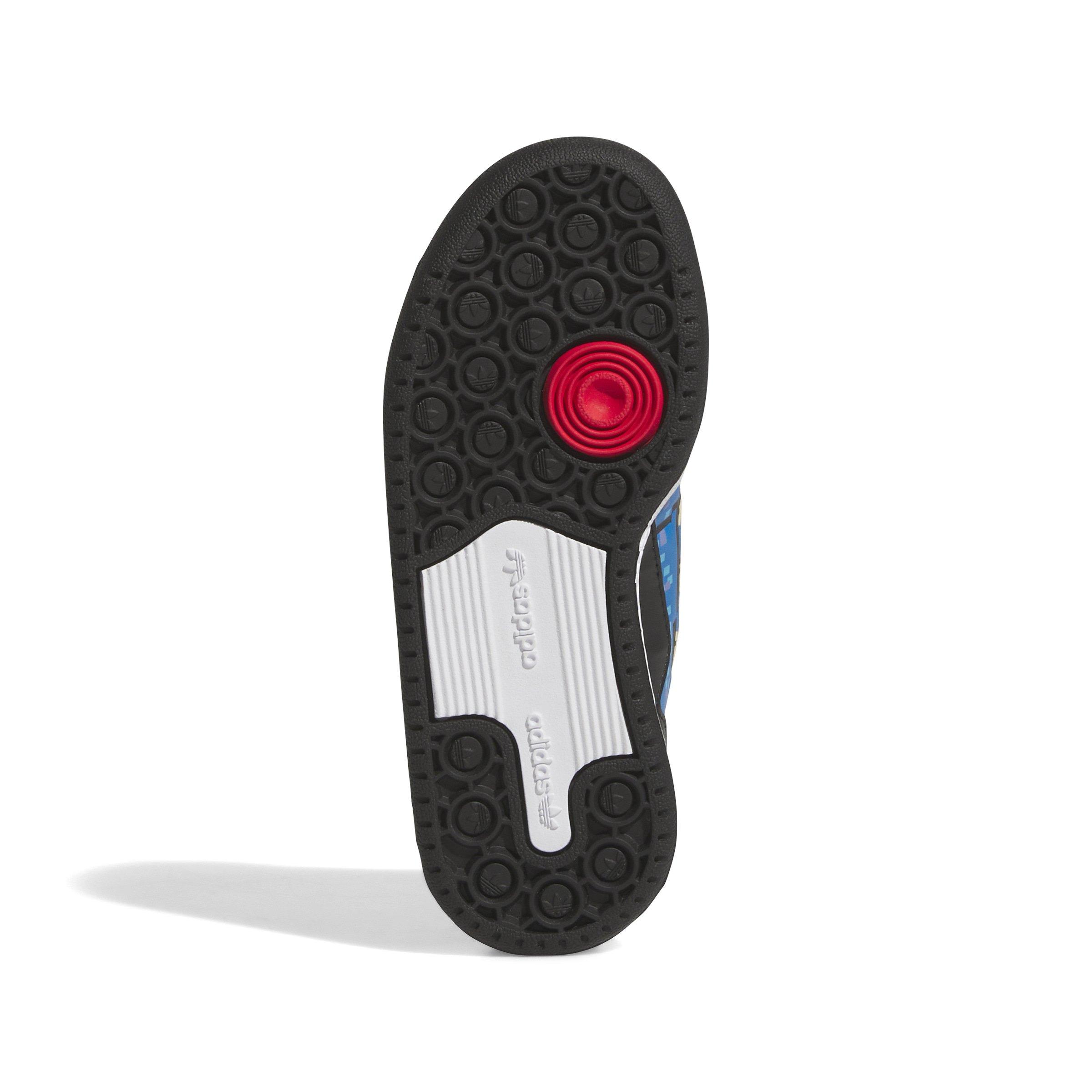 adidas Forum Low CL "Blue/Core Black" Preschool Boys' Shoe - BLUE/BLACK Thumbnail View 6