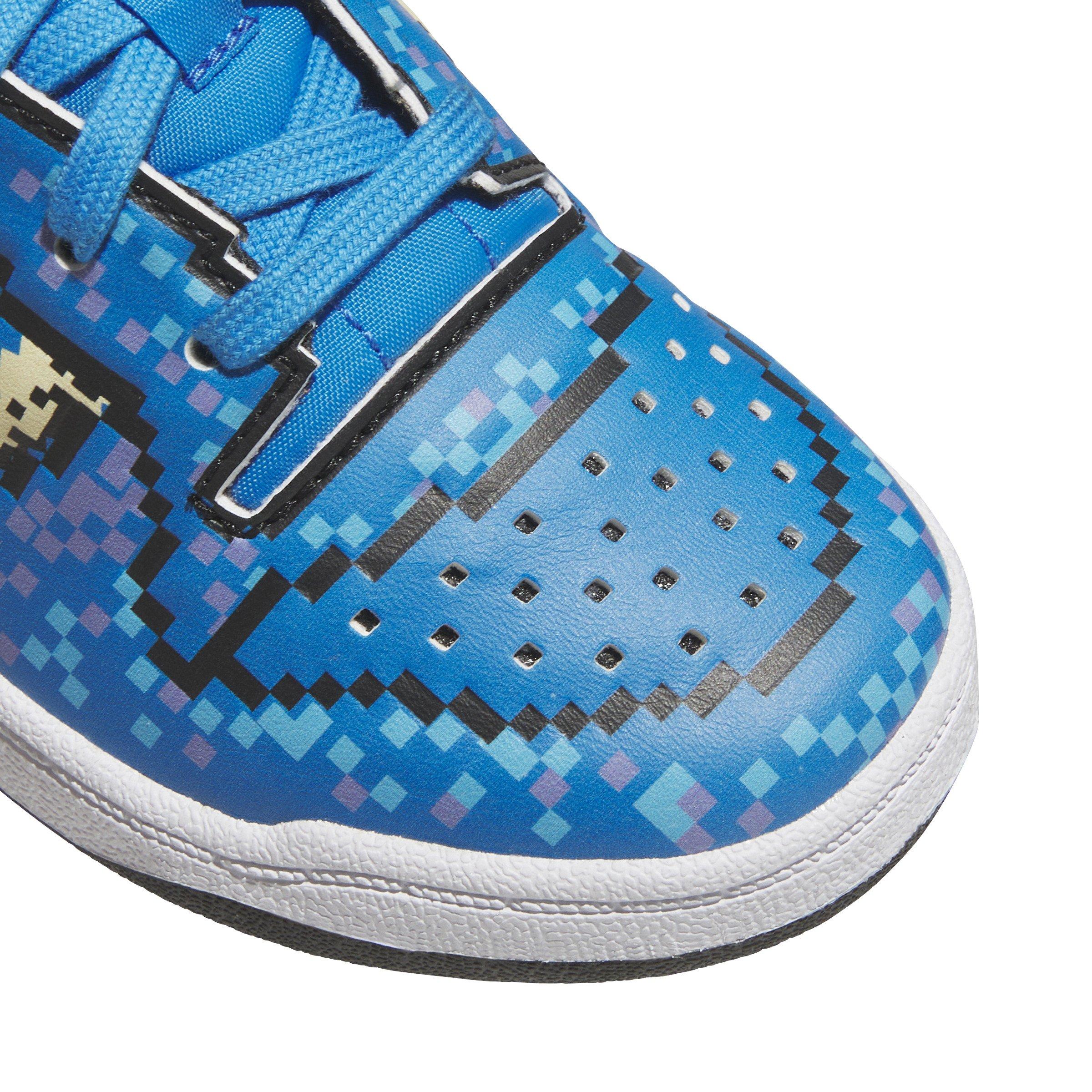 adidas Forum Low CL "Blue/Core Black" Preschool Boys' Shoe - BLUE/BLACK Thumbnail View 8