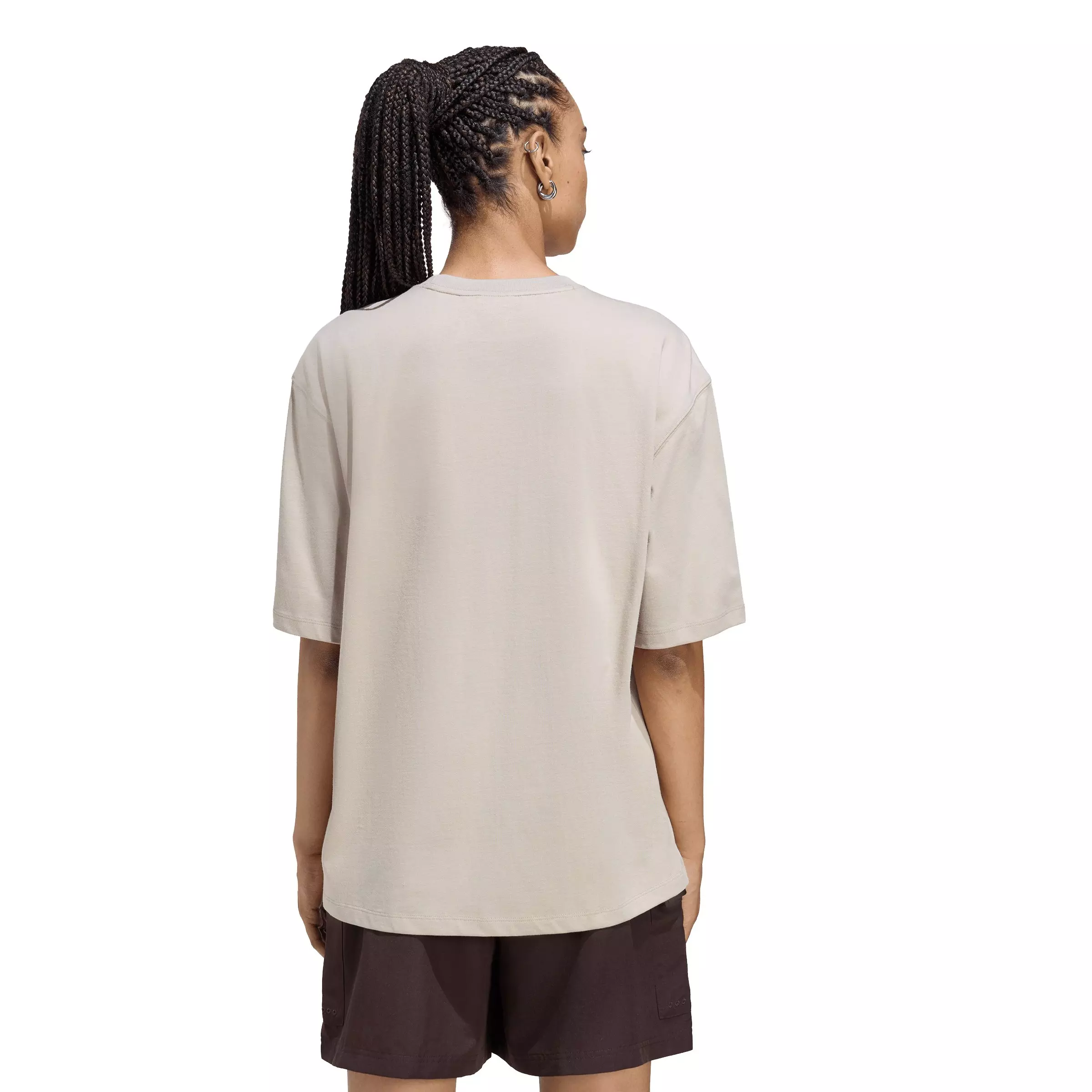 adidas Originals Women's Essentials Boyfriend Tee - Beige - BEIGE