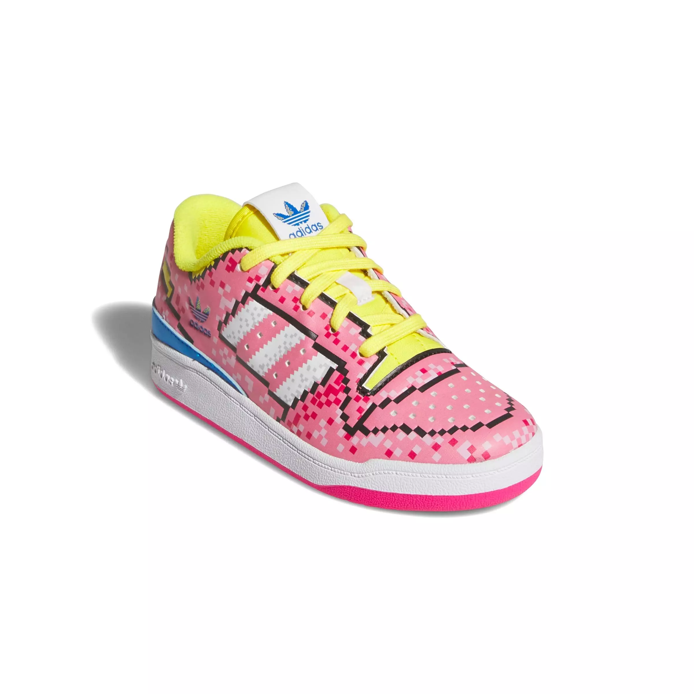 adidas Forum Low CL "Bliss Pink/Ftwr White/Yellow" Preschool Girls' Shoe - PINK/WHITE/YELLOW