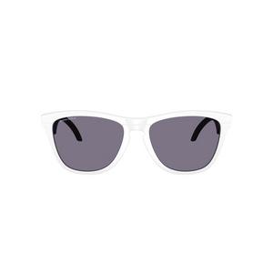Oakley Frogskins Hybrid Prizm Grey Sunglasses - Matte White