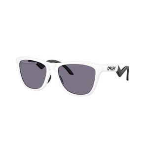 Oakley Frogskins Hybrid Prizm Grey Sunglasses - Matte White